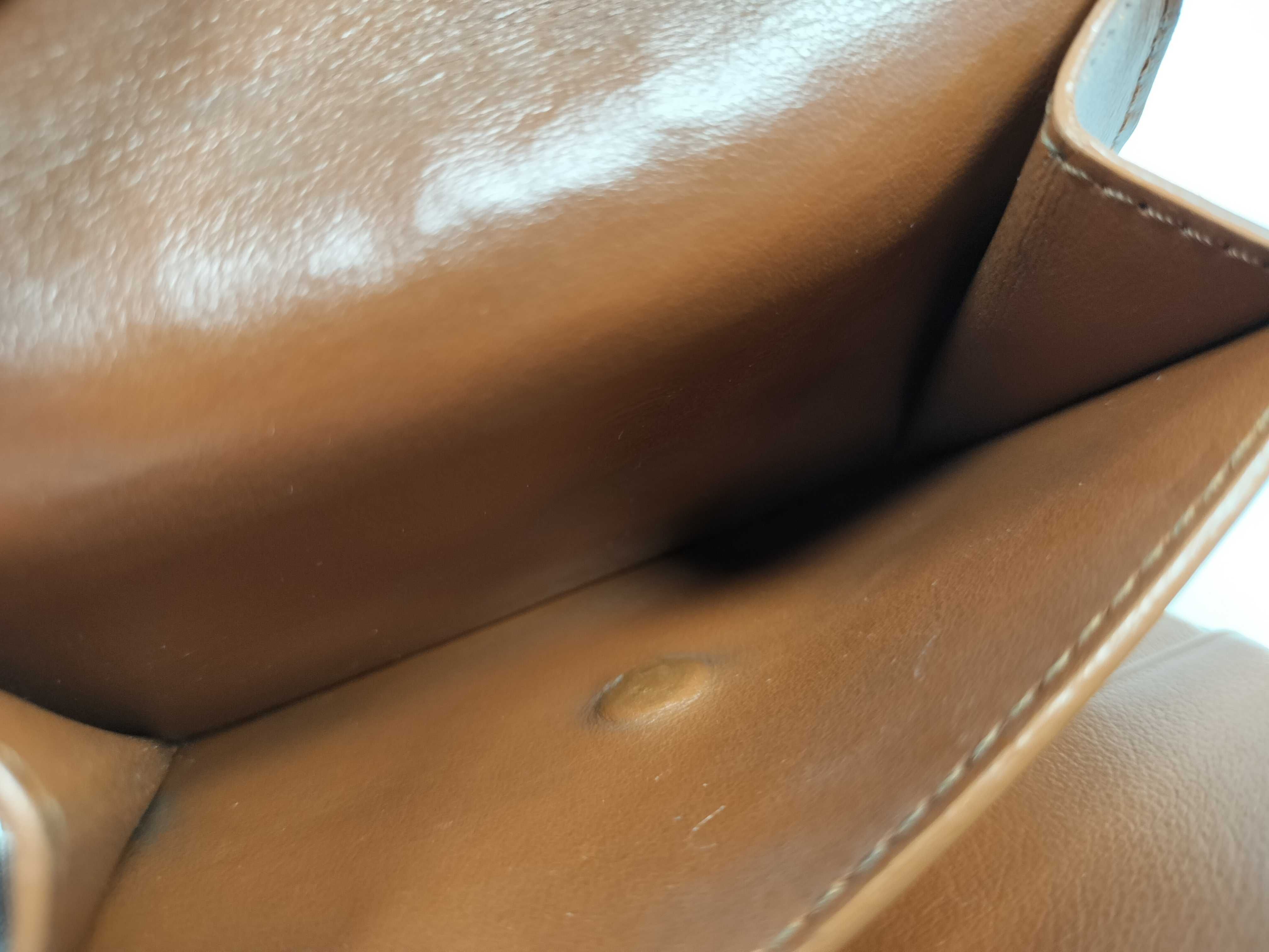 Triomphe Compact Wallet Leather Brown Wallet — view 10