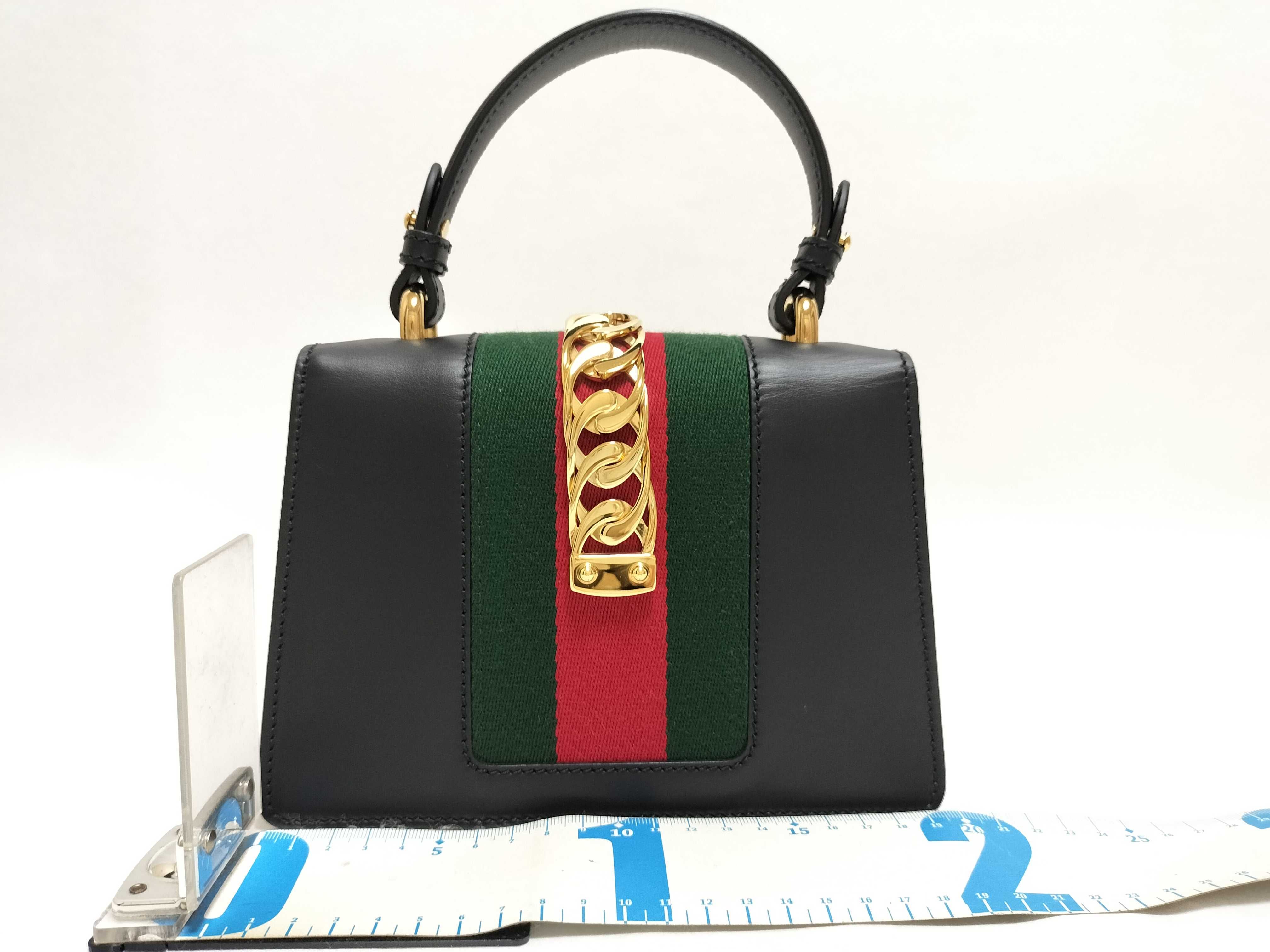 BAG SYLVIE 470270 TOP HANDLE 2WAY BLACK Shoulder Bag — view 2