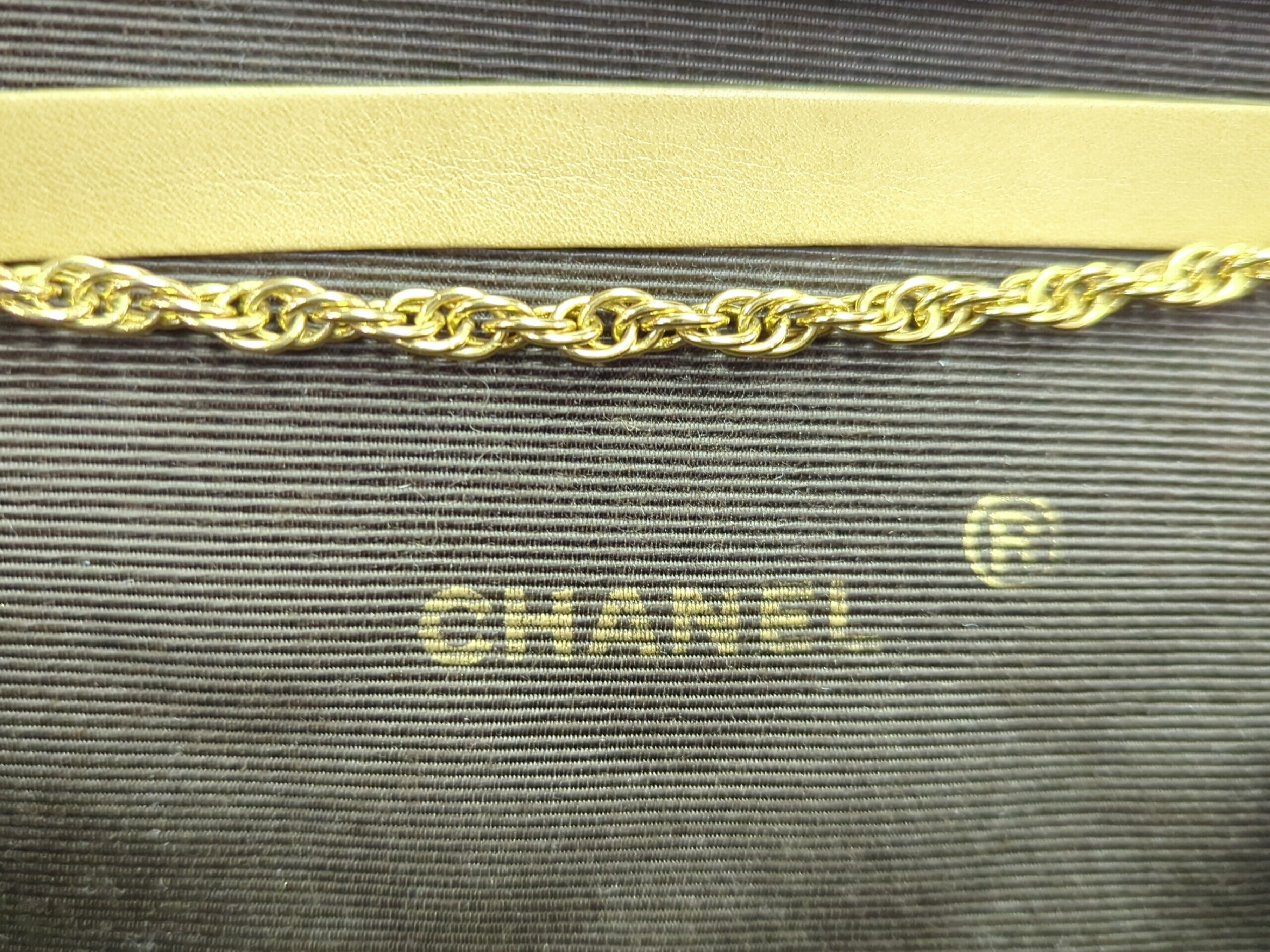 Lambskin Chain Shoulder Bag, Beige — view 13