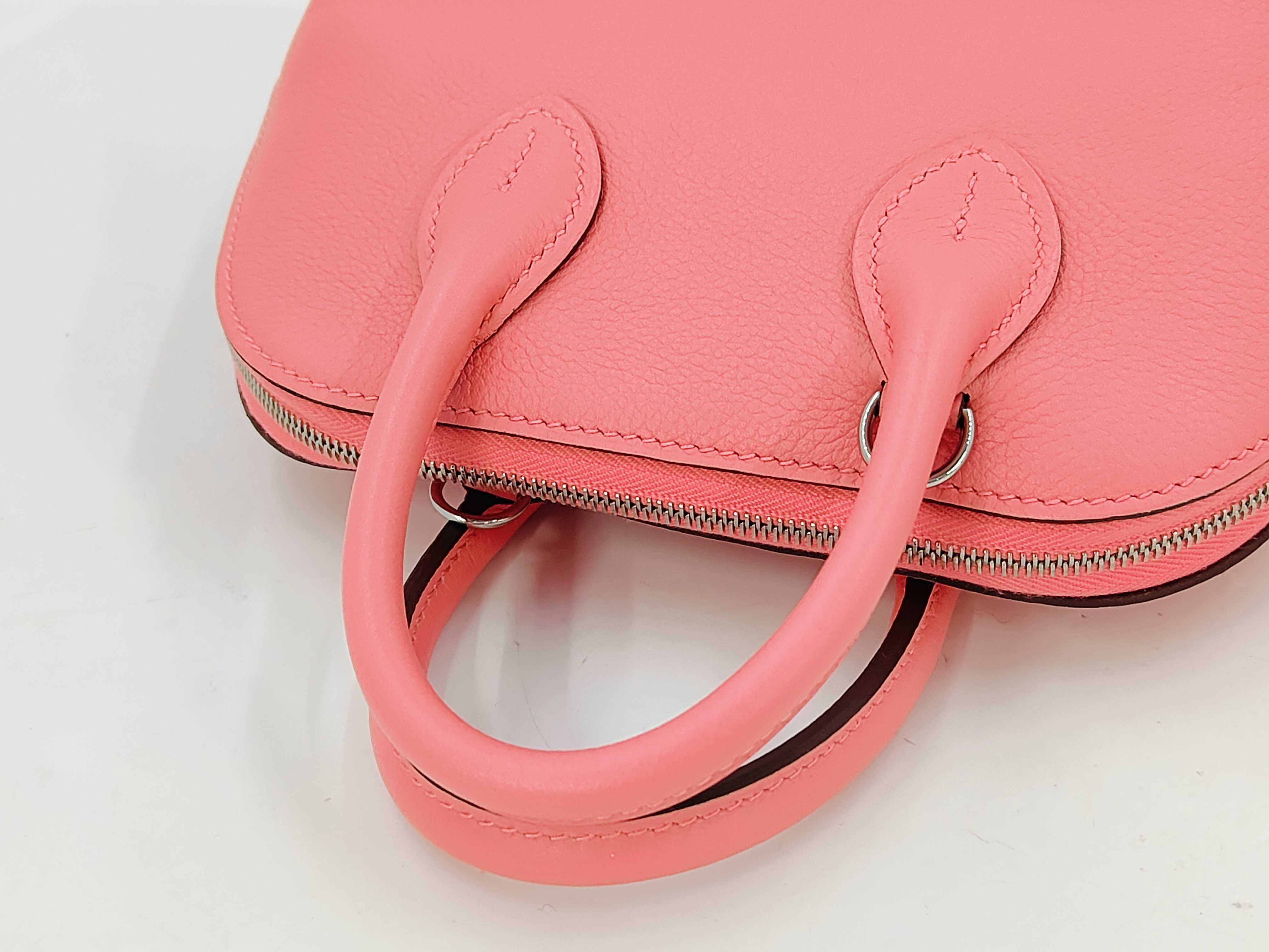 Bolide 1923 Mini Rose Azalee Evercolor Silver Hardware K Stamp Handbag — view 3