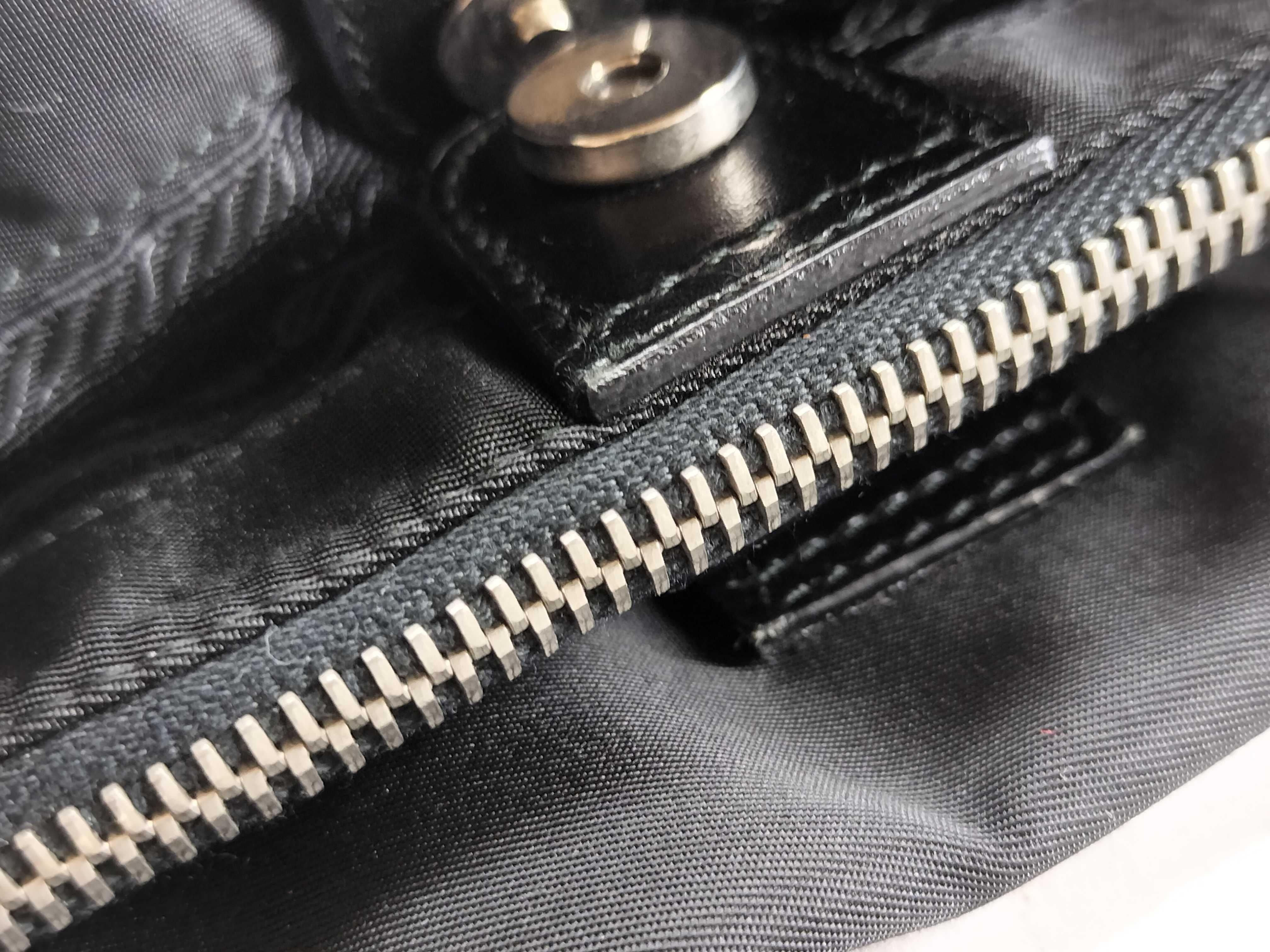 Nylon Tote Bag, Black Handbag — view 8