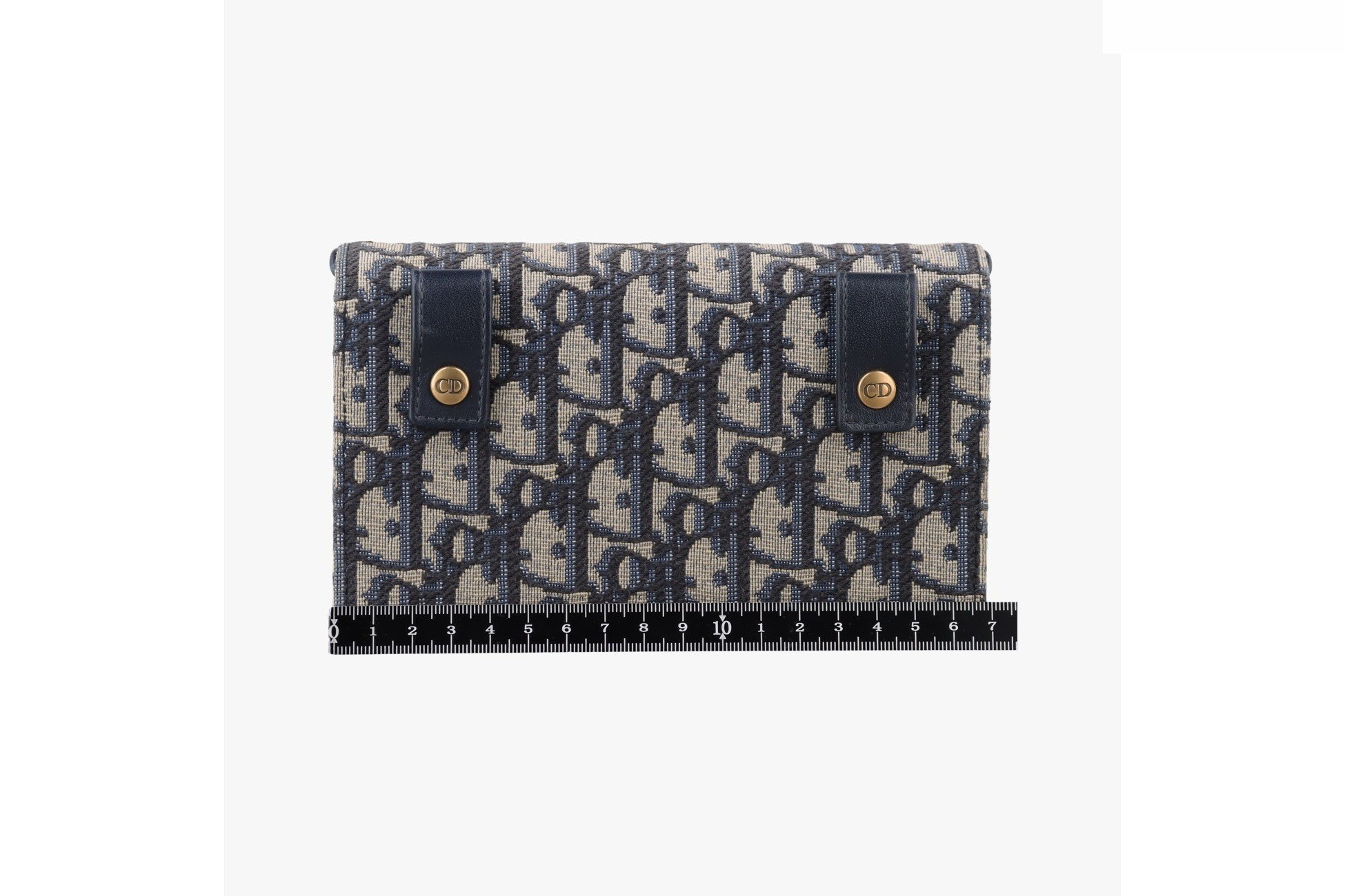Saddle, Jacquard, Navy x Gray — view 2