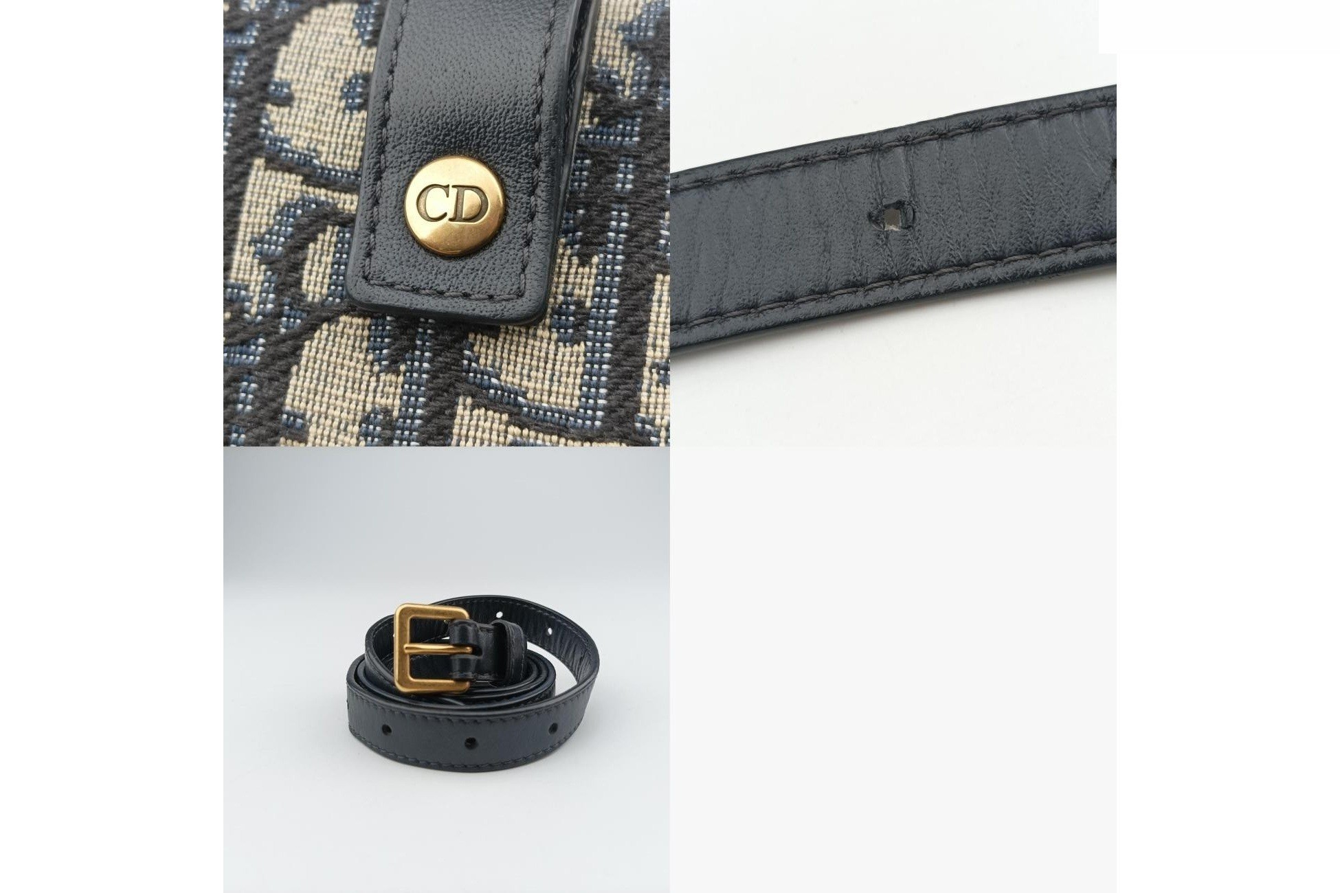 Saddle, Jacquard, Navy x Gray — view 11