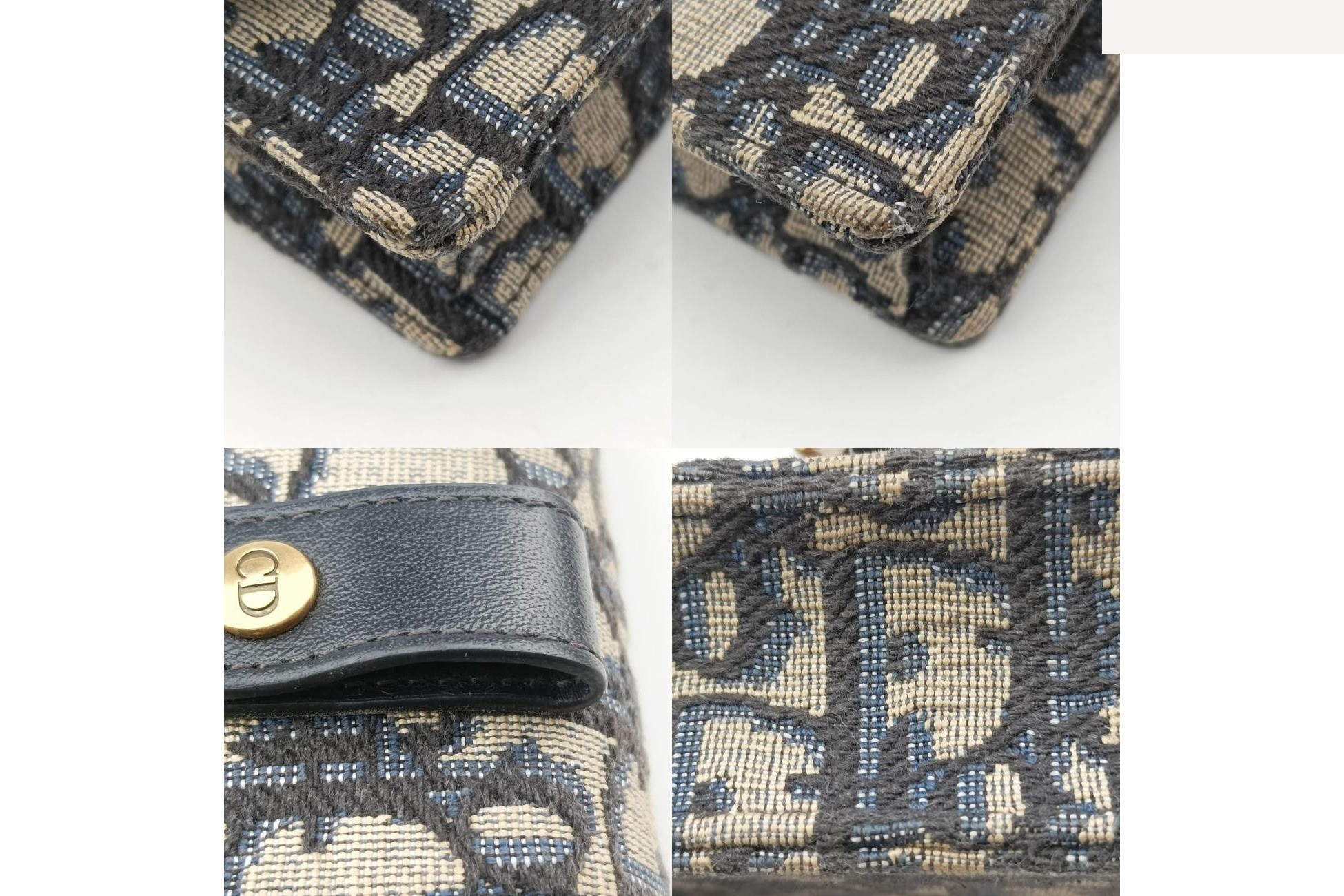 Saddle, Jacquard, Navy x Gray — view 10