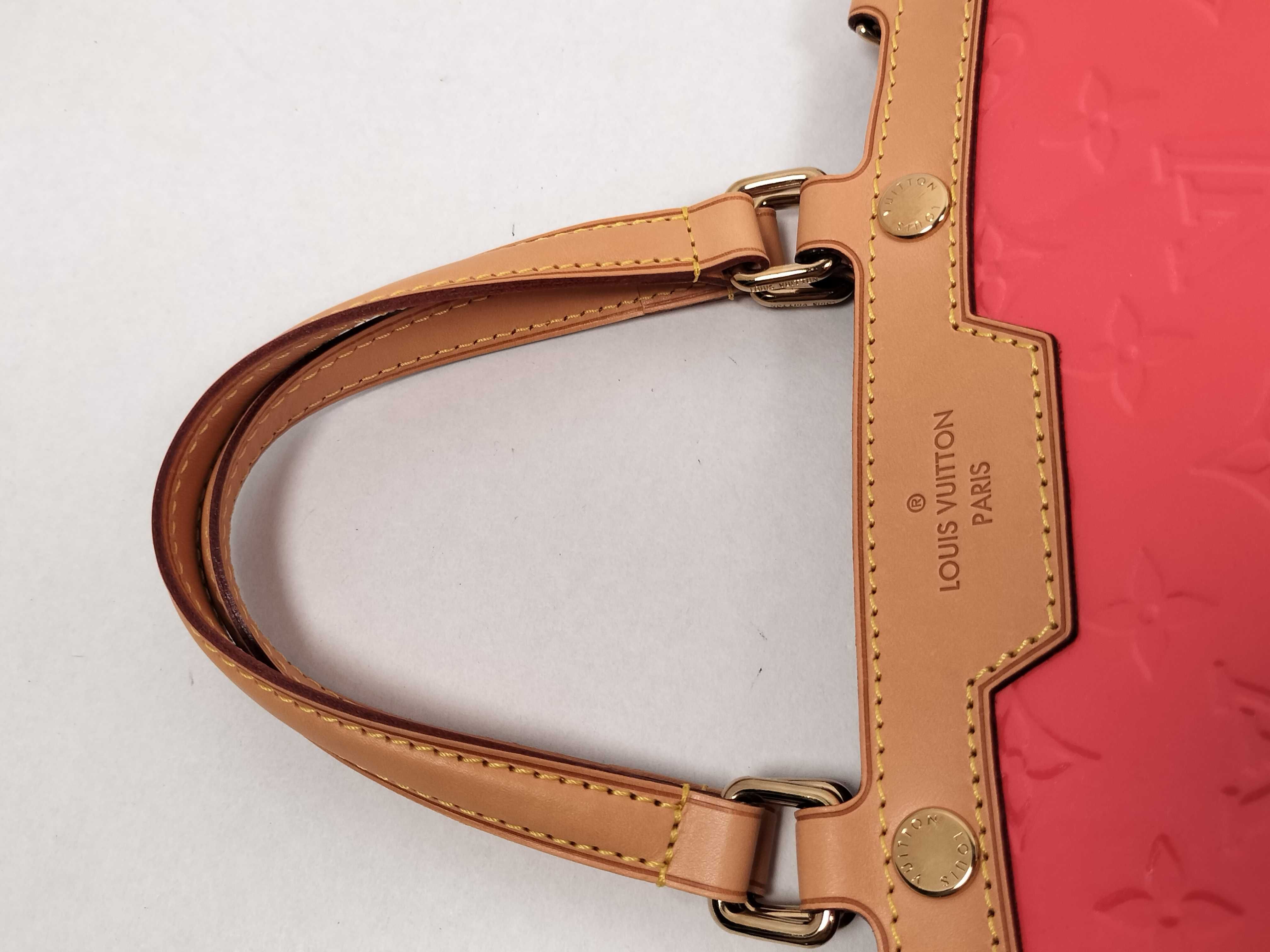 Vernis Vuitton Vernis Blair MM M90179 AA4196 Red Handbag — view 3