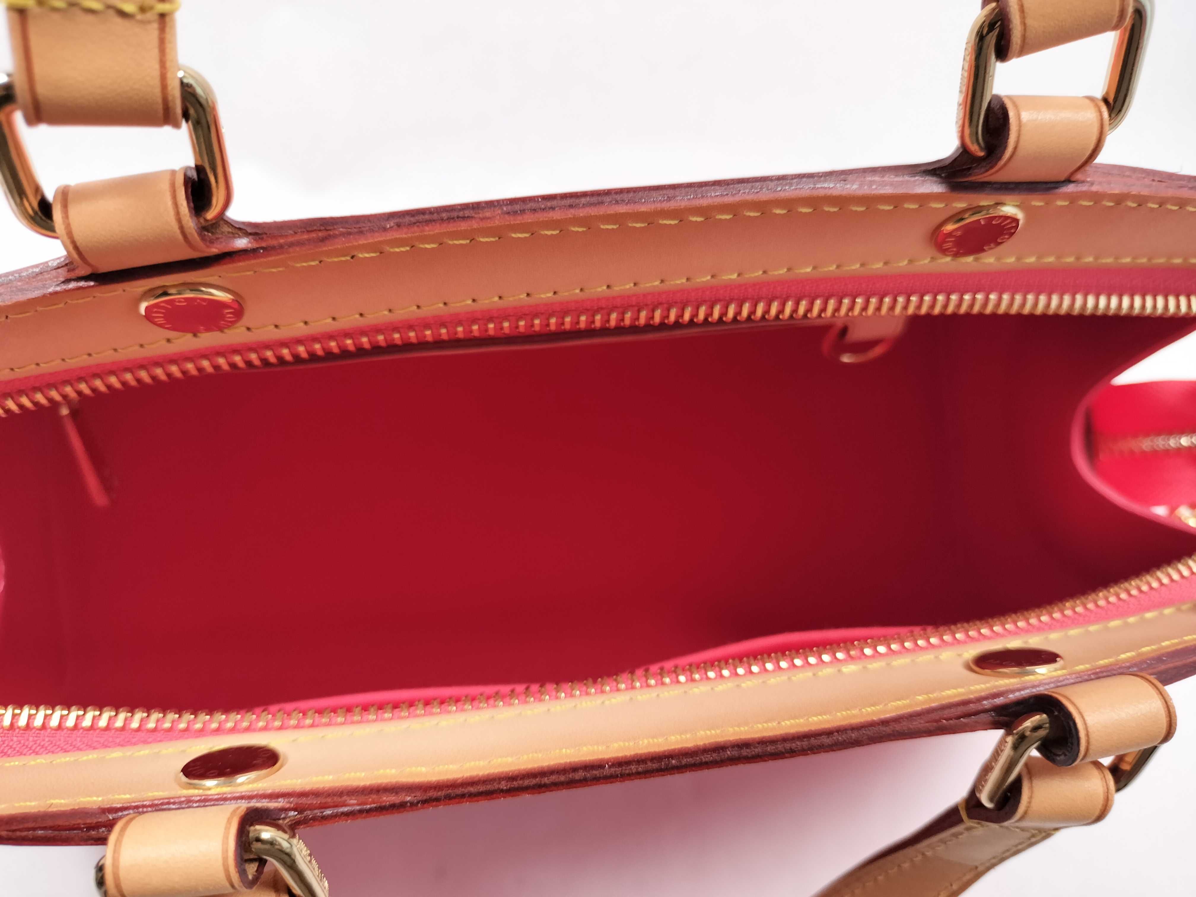 Vernis Vuitton Vernis Blair MM M90179 AA4196 Red Handbag — view 9