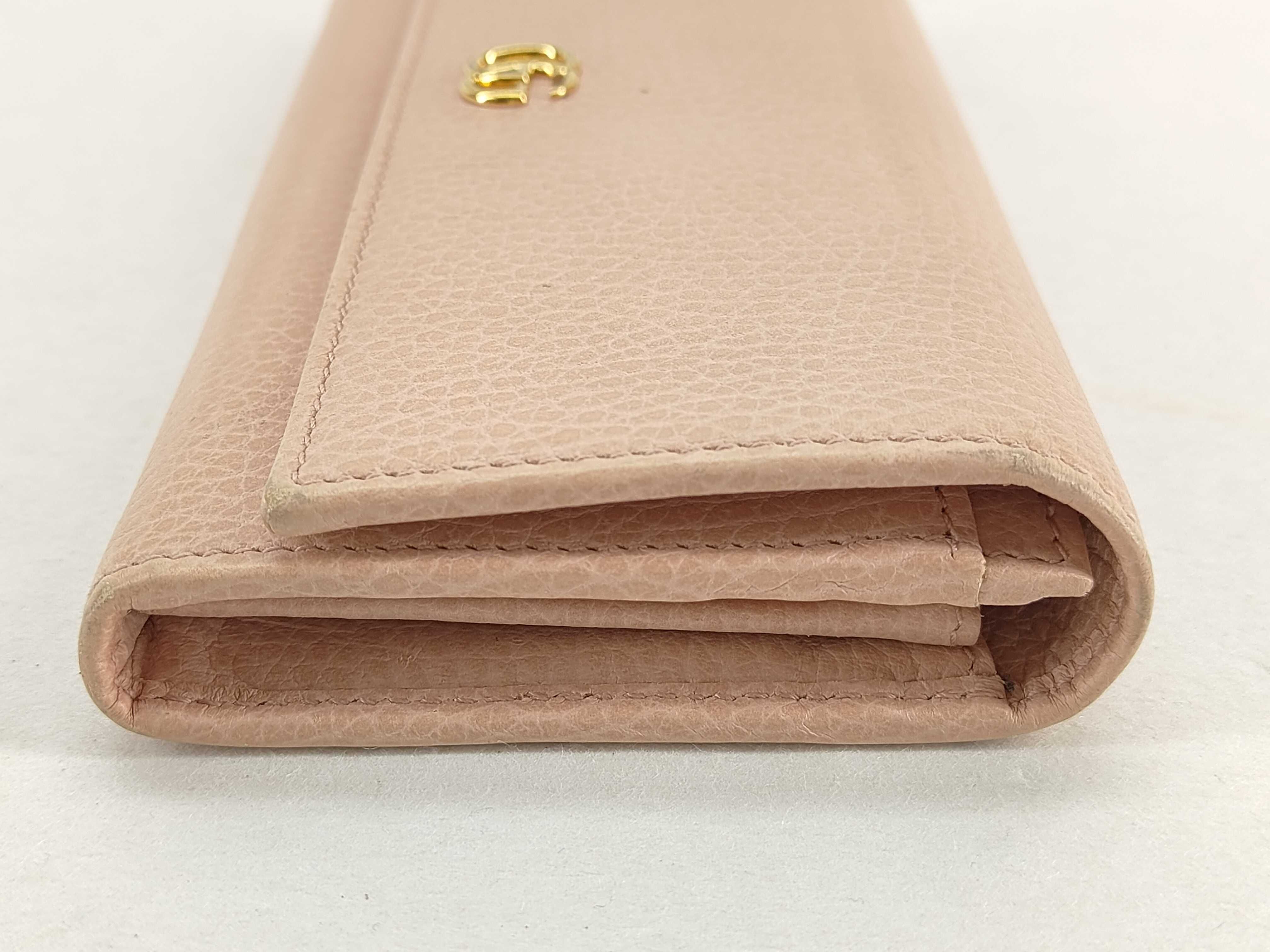 Bi-fold Long Wallet GG Marmont Leather Pink Box Wallet — view 6
