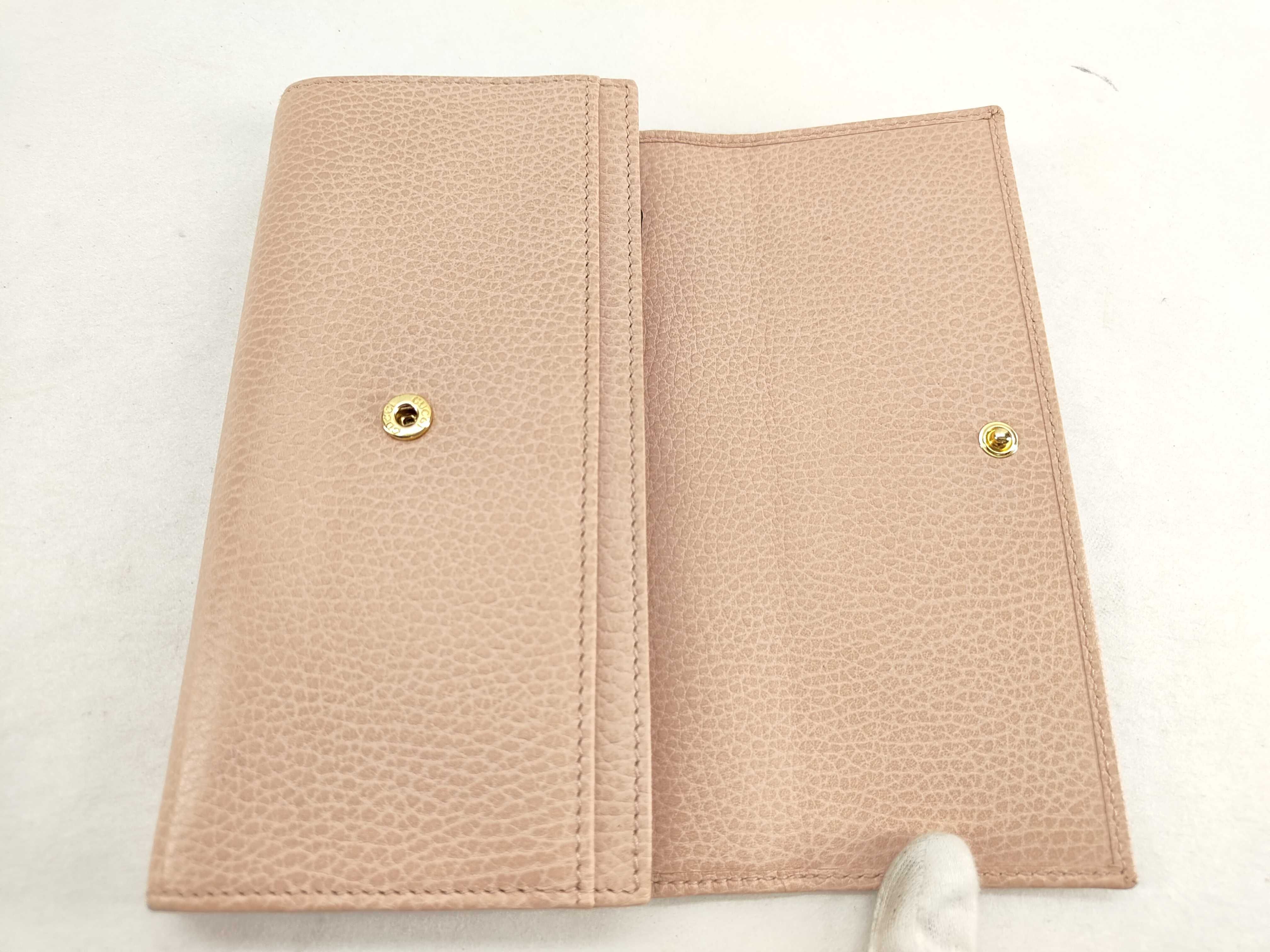 Bi-fold Long Wallet GG Marmont Leather Pink Box Wallet — view 9