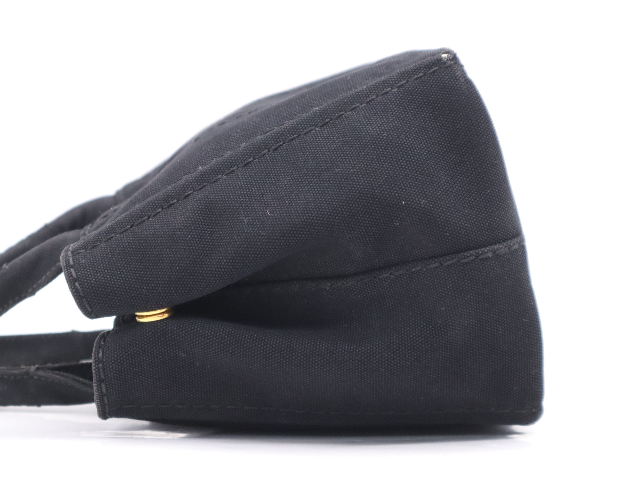 Canvas Canapa Mini Handbag, Black — view 3