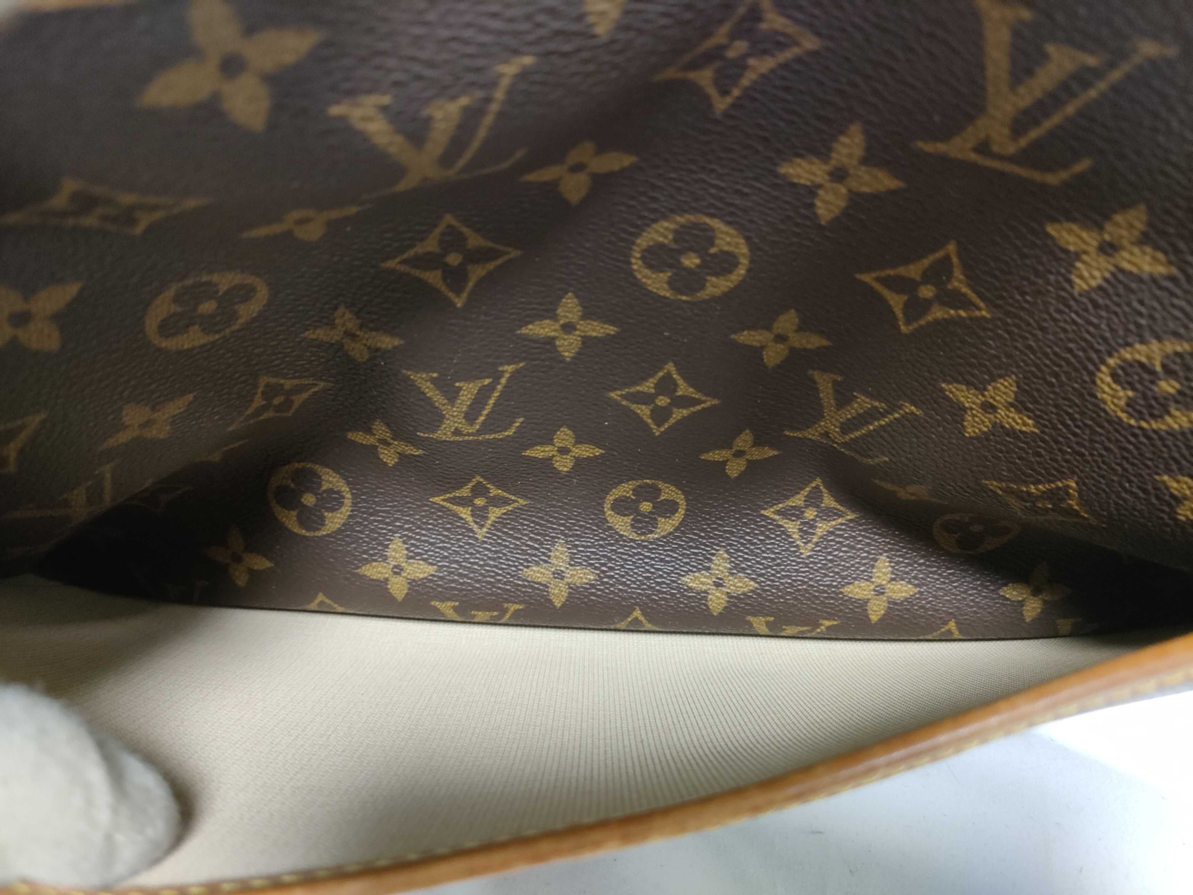 Monogram M47270 Deauville Handbag with Padlock — view 13