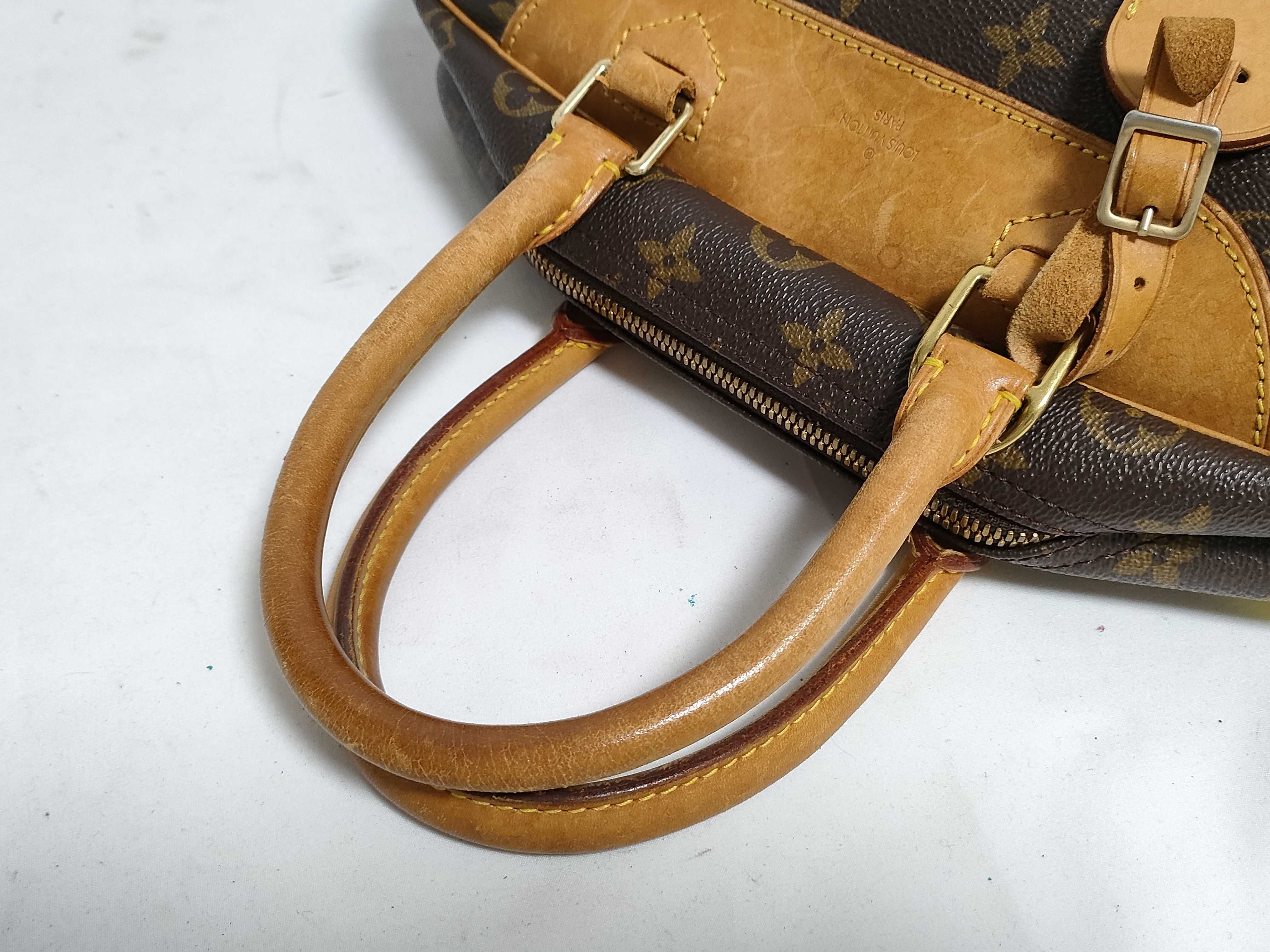 Monogram M47270 Deauville Handbag with Padlock — view 3