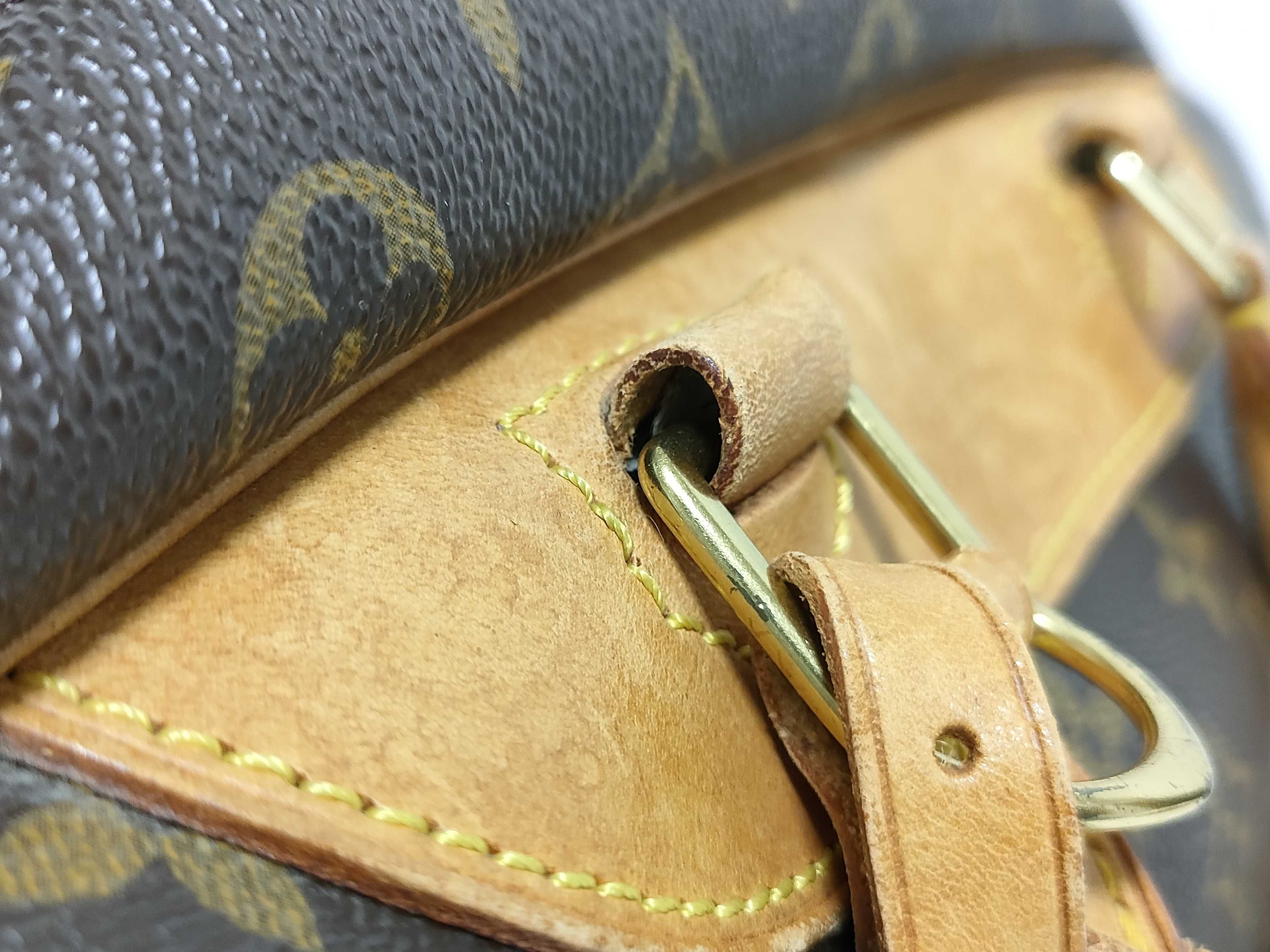 Monogram M47270 Deauville Handbag with Padlock — view 5