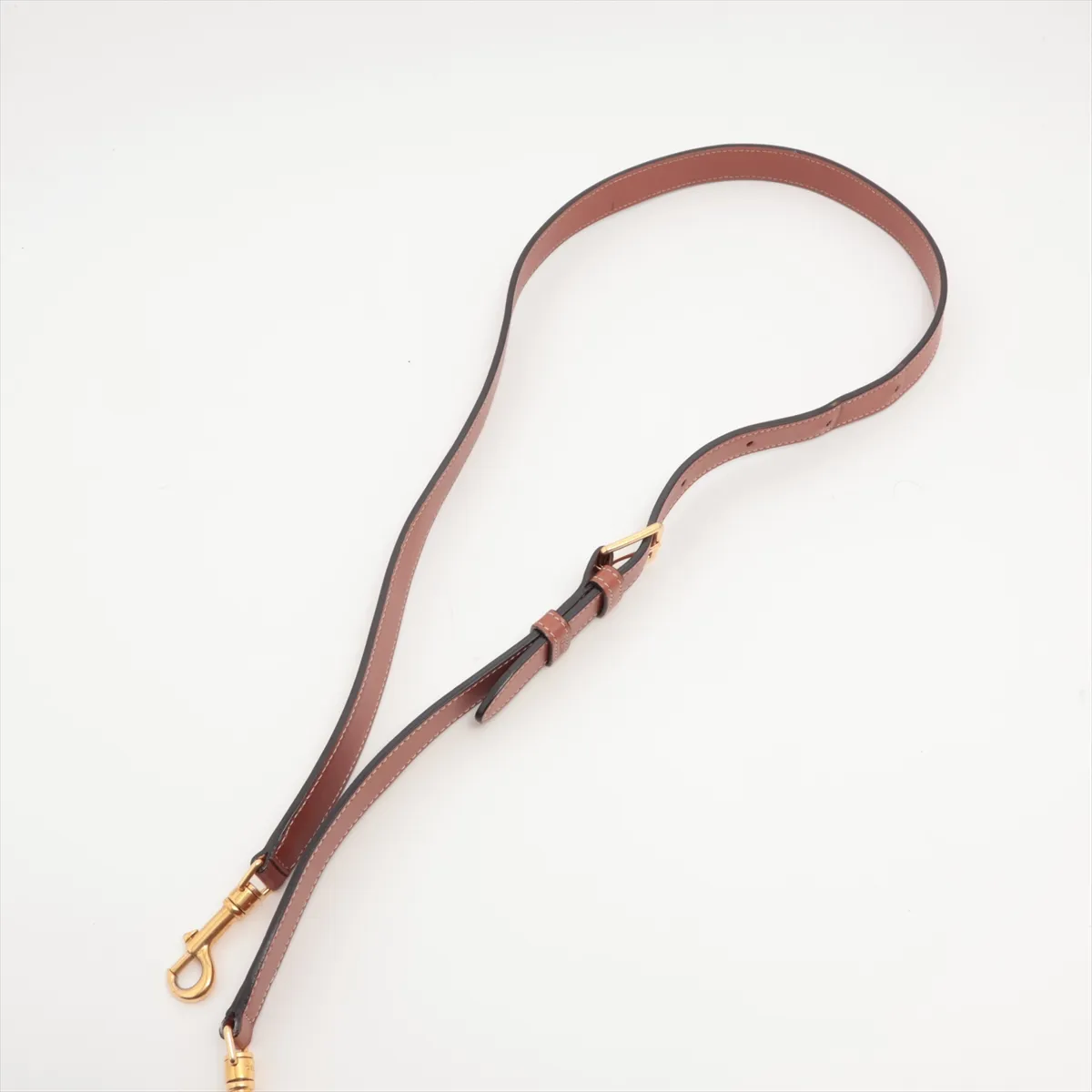Triomphe PVC x Leather 2WAY Handbag Brown — view 7
