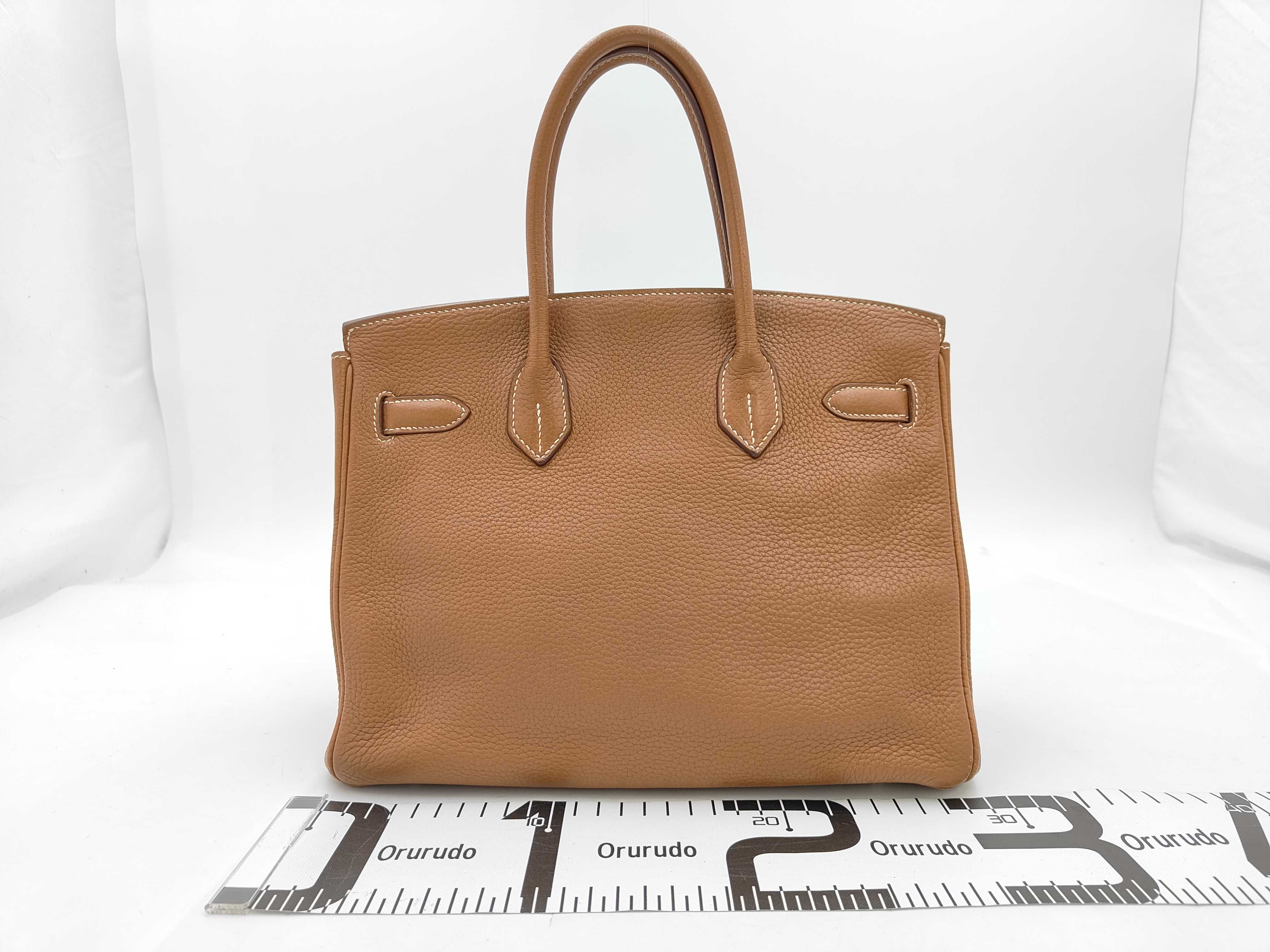 Birkin 30, Taurillon Clemence leather, gold and silver hardware, M stamp, handbag — view 2