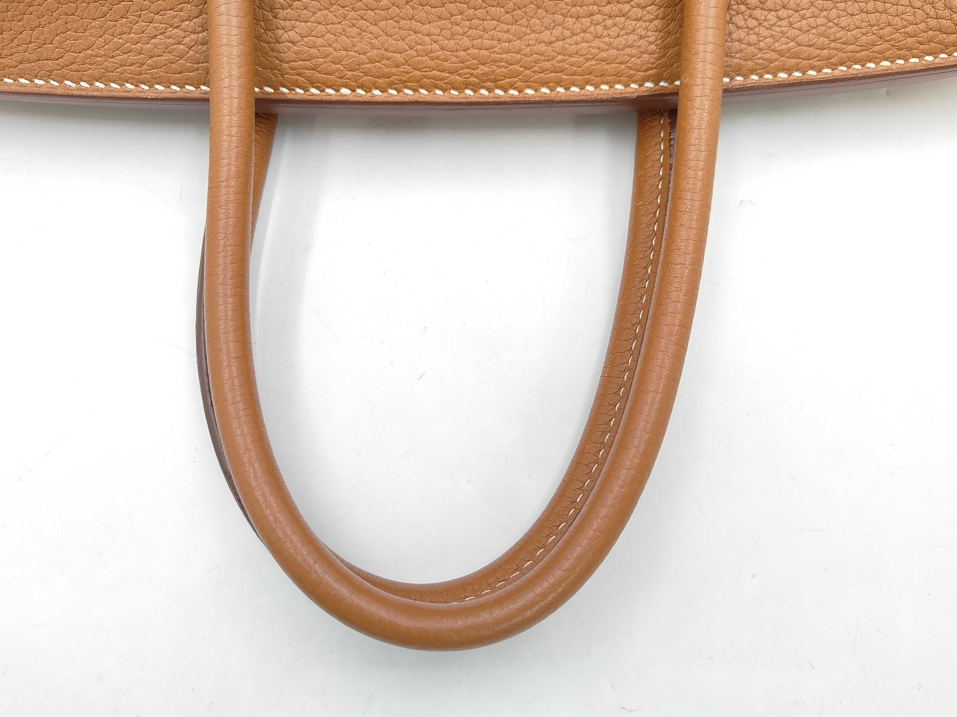 Birkin 30, Taurillon Clemence leather, gold and silver hardware, M stamp, handbag — view 5