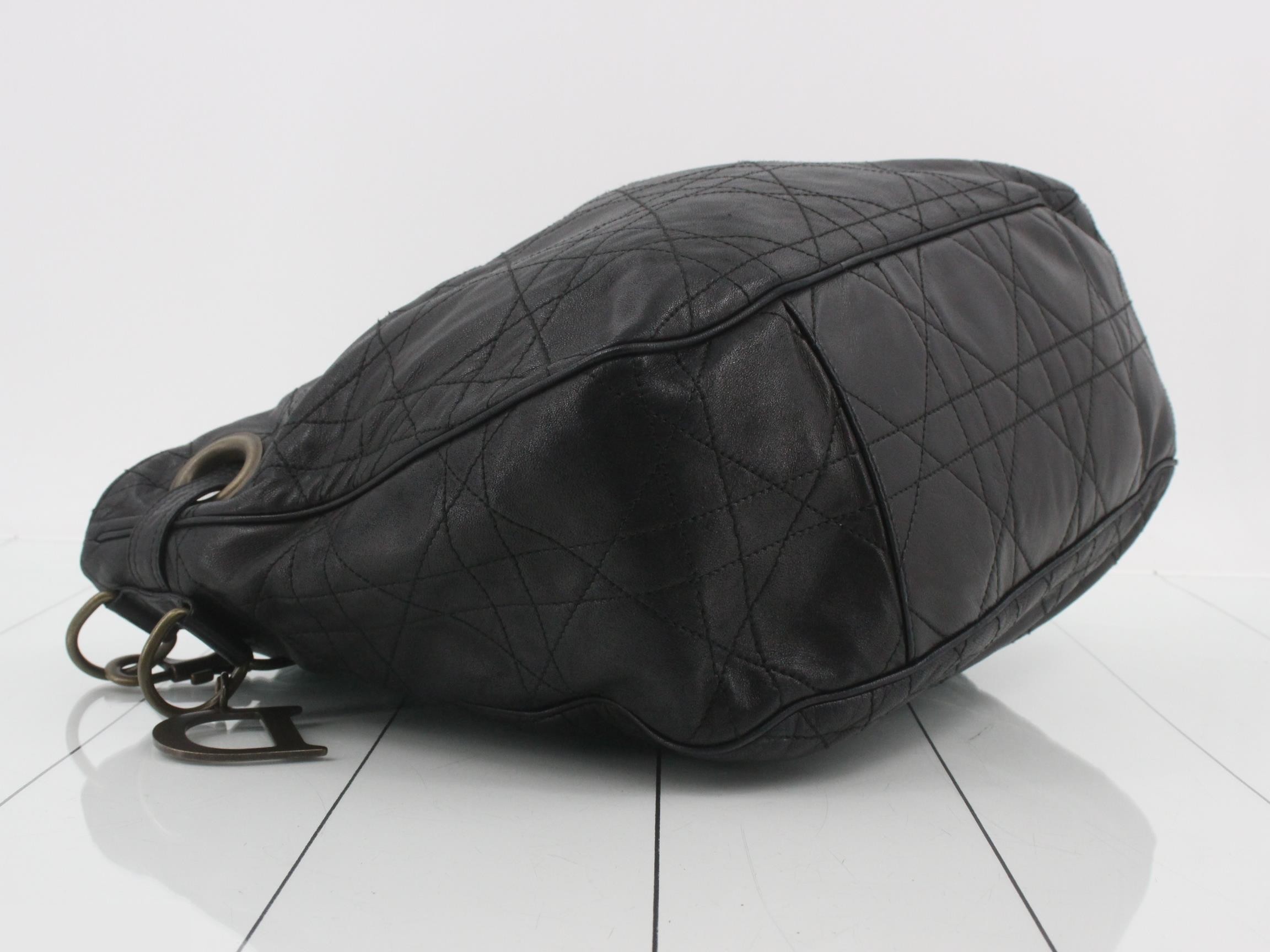 Cannage Leather Shoulder Bag — view 5