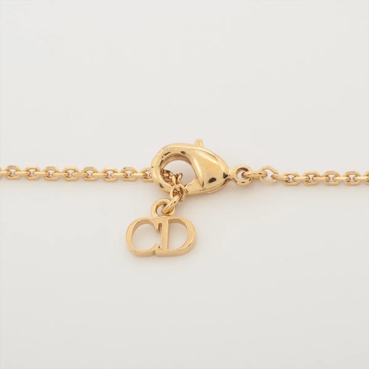 Clair D Lune Necklace GP x Rhinestone x Fake Pearl Gold — view 4