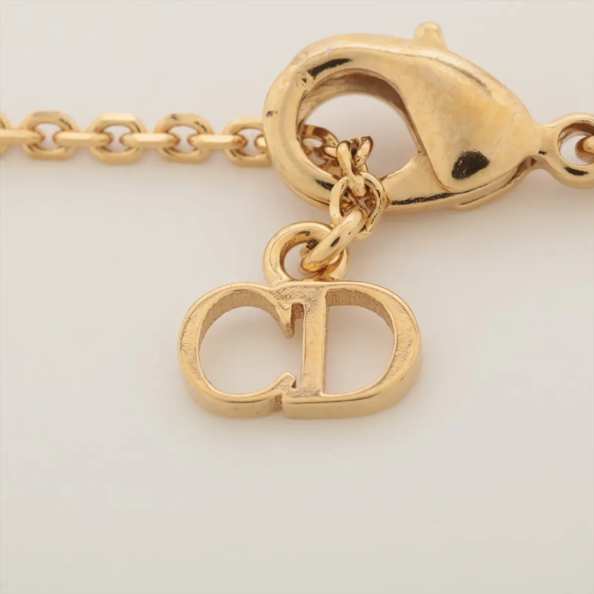 Clair D Lune Necklace GP x Rhinestone x Fake Pearl Gold — view 5