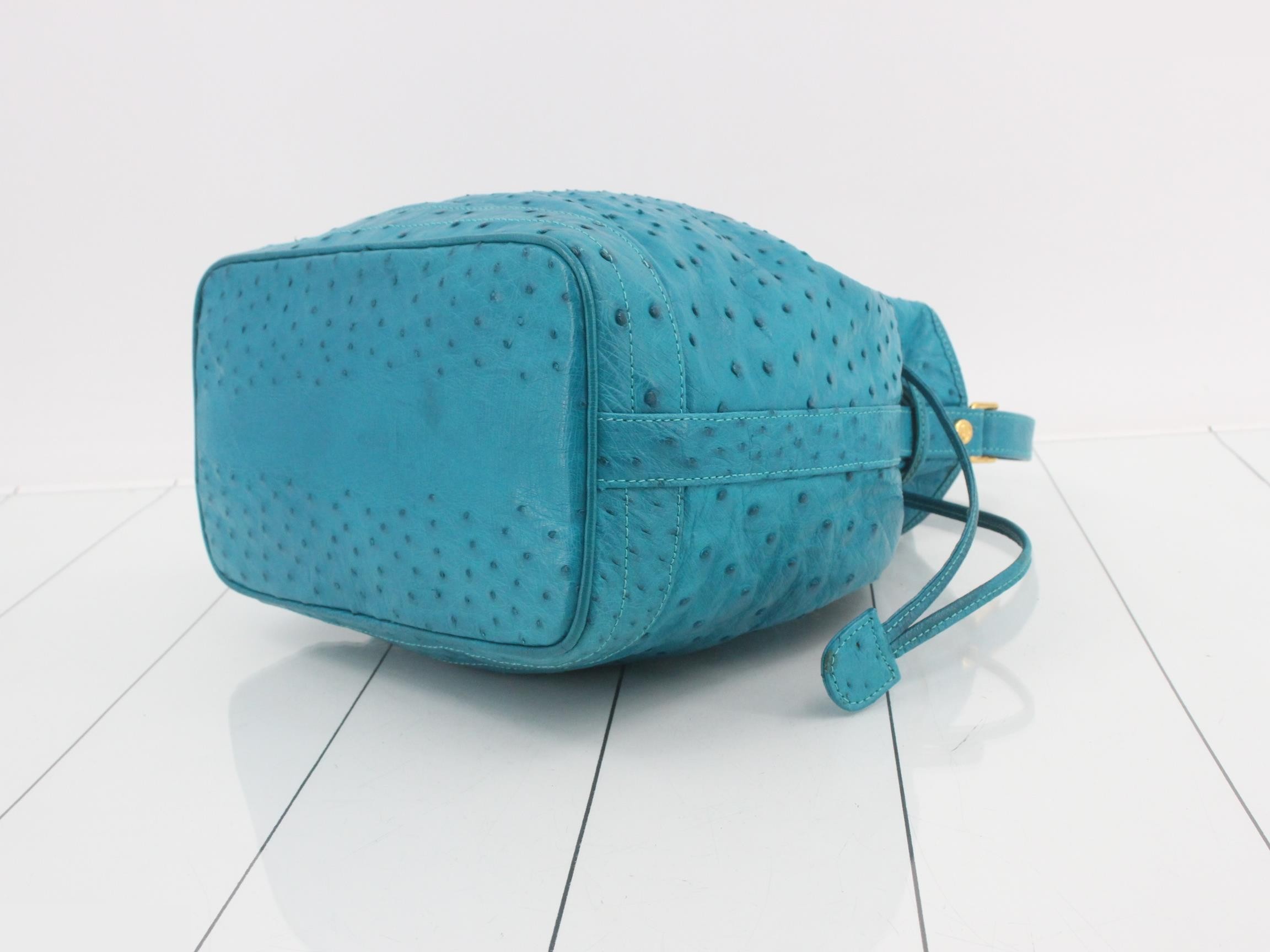Ostrich drawstring bag — view 6