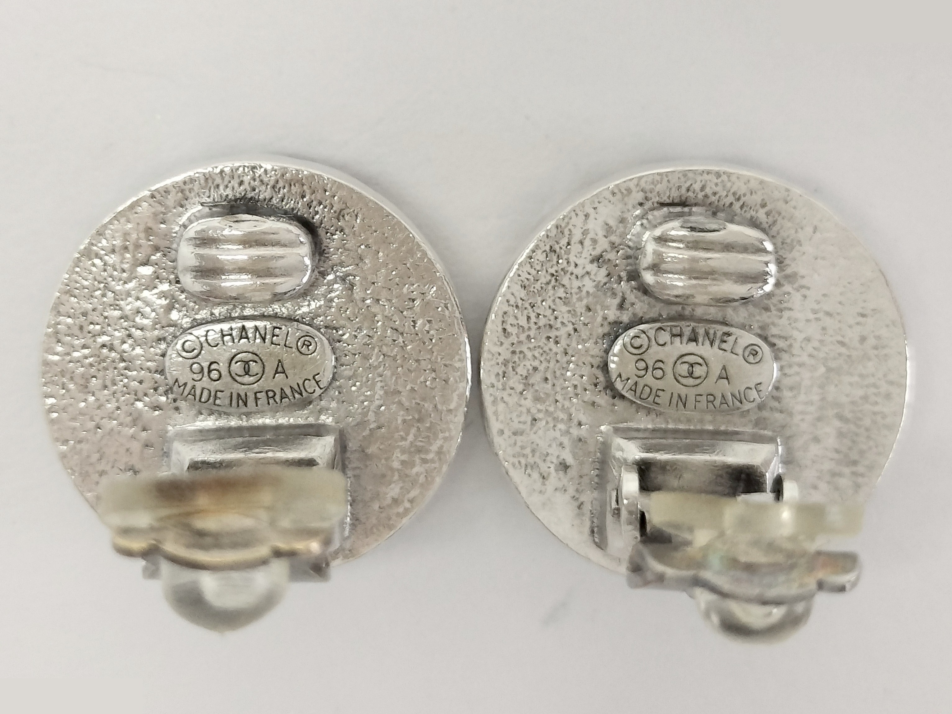 Coco Black Silver Earrings — view 2