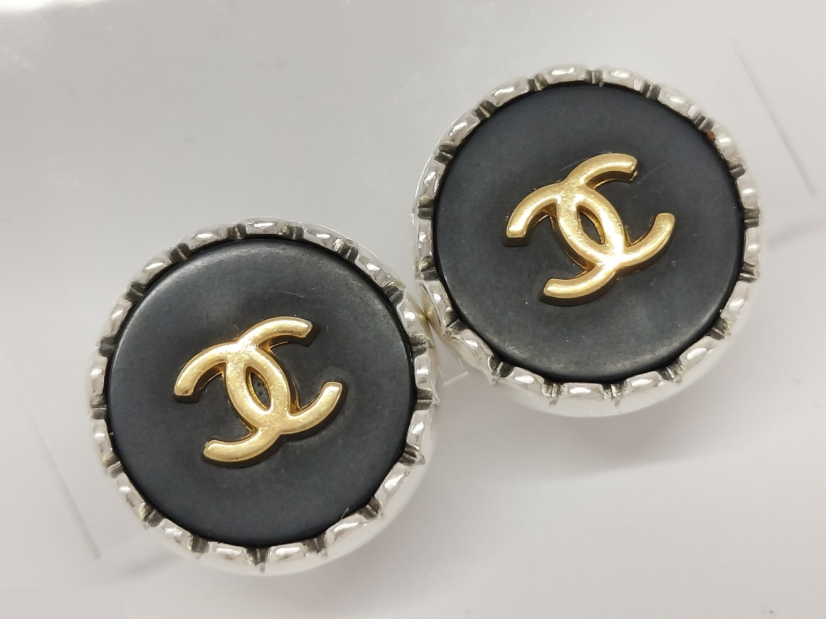 Coco Black Silver Earrings — view 5