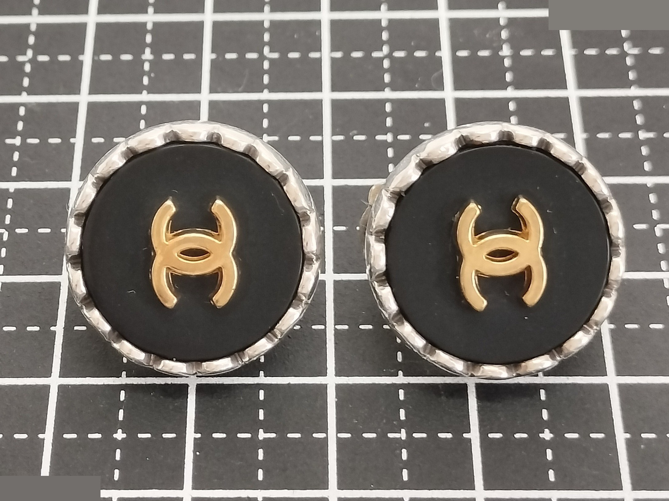 Coco Black Silver Earrings — view 6