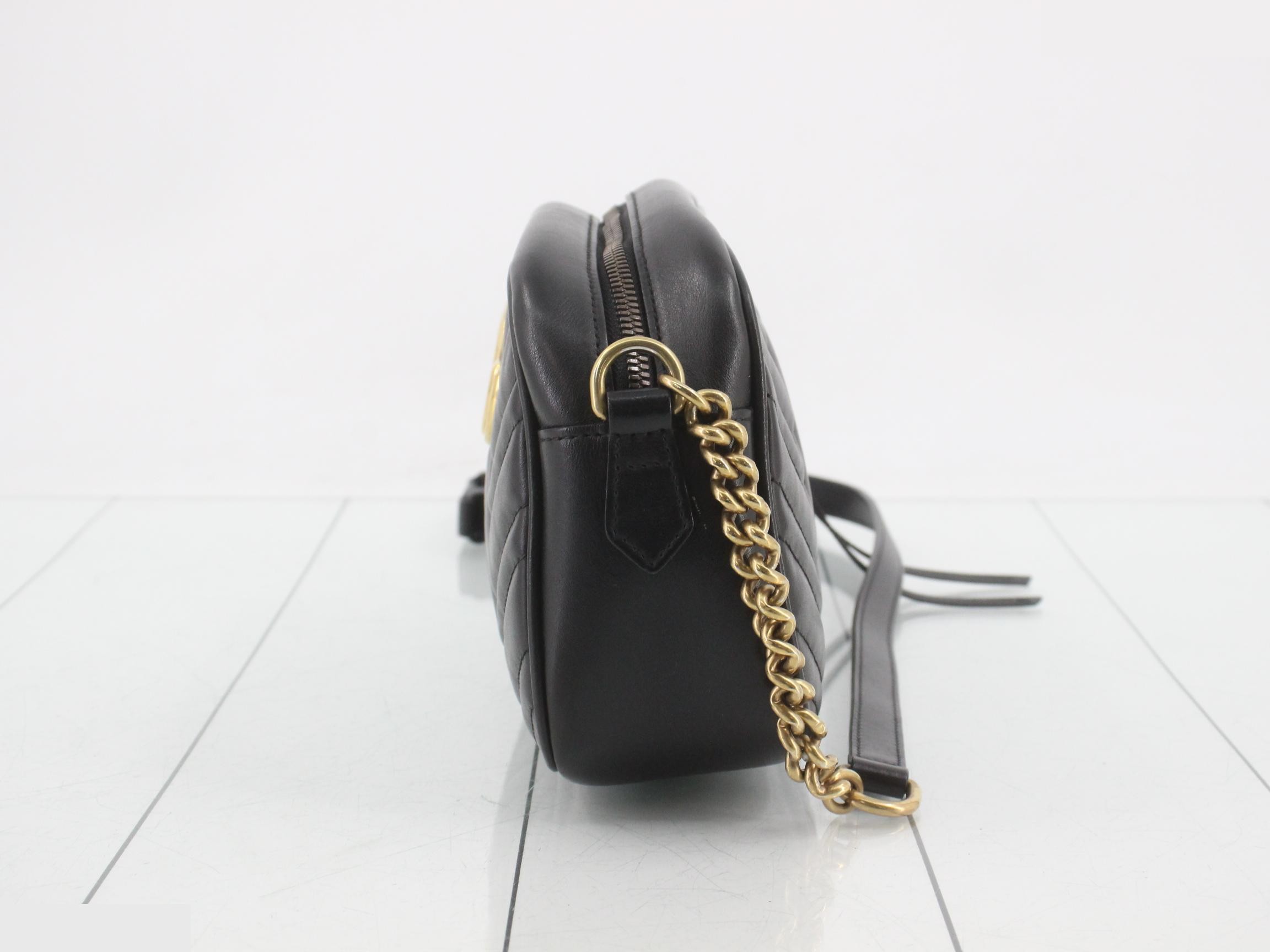 GG Marmont Quilted Shoulder Bag — view 3