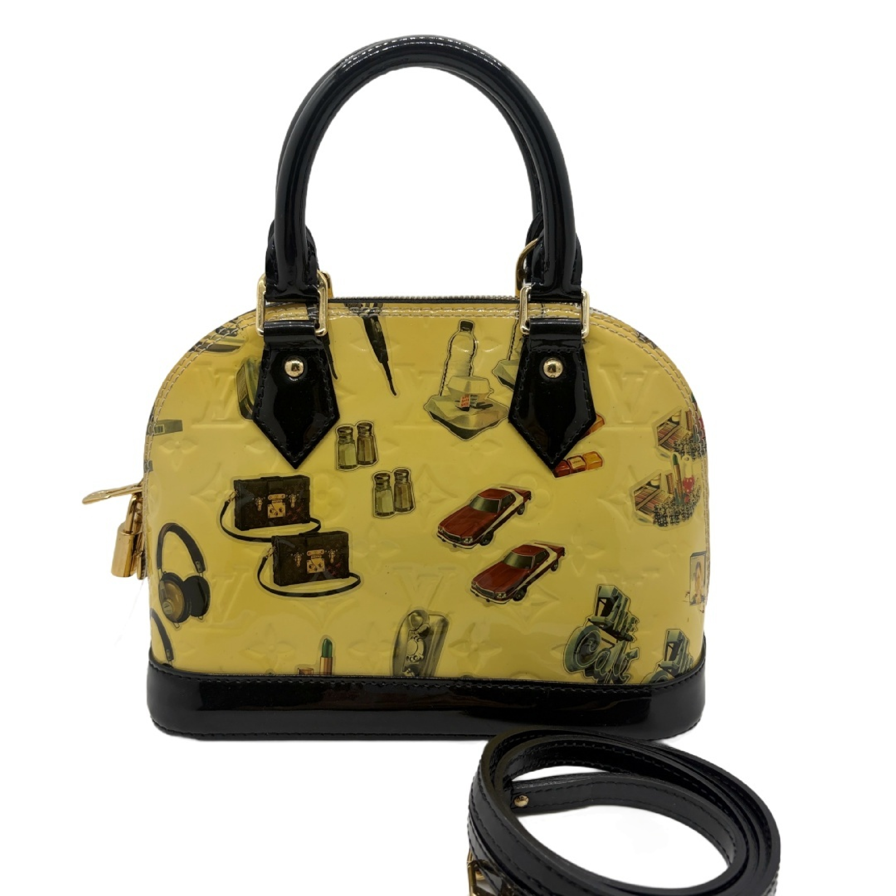Monogram Vernis Alma BB Stickers M50419 Shoulder Bag — view 2