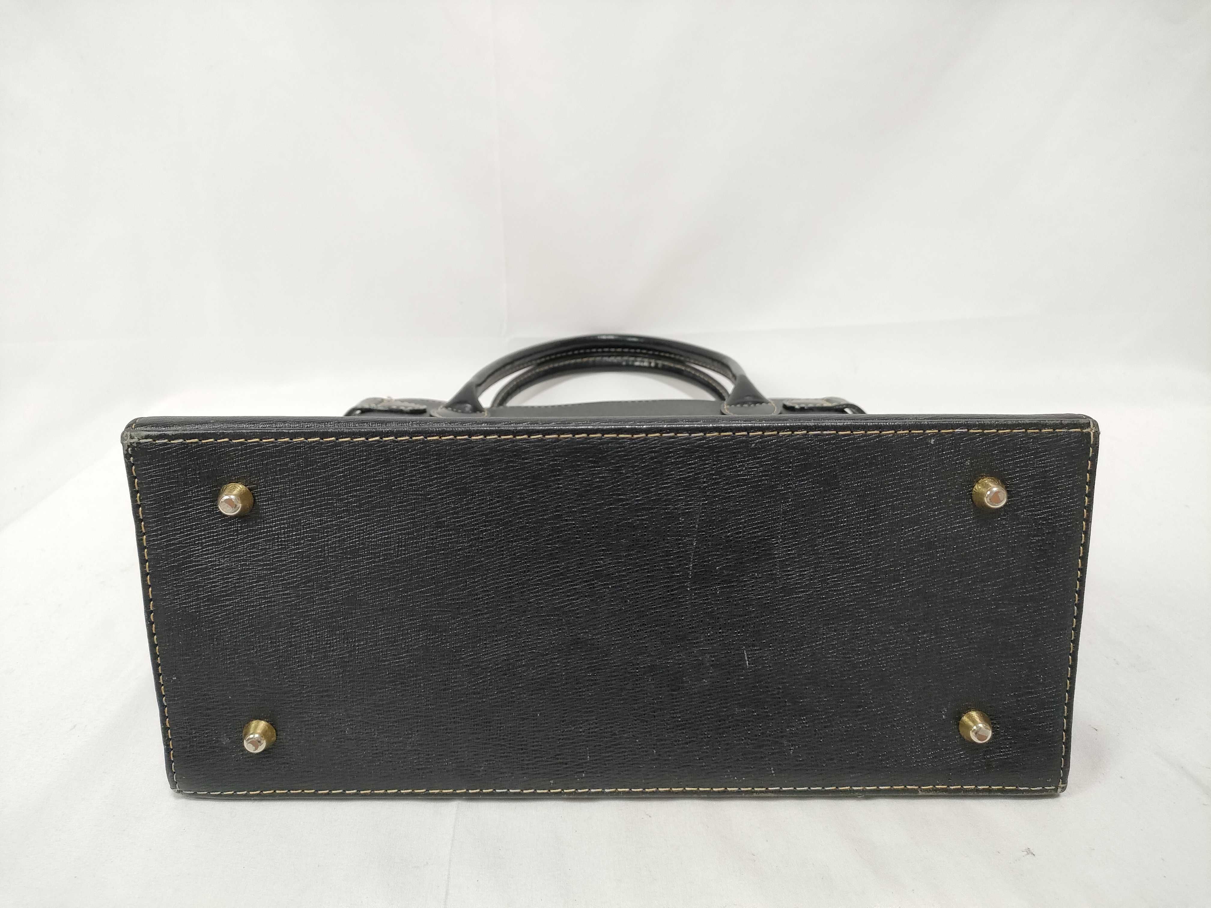 Nova Check Handbag, Black — view 3