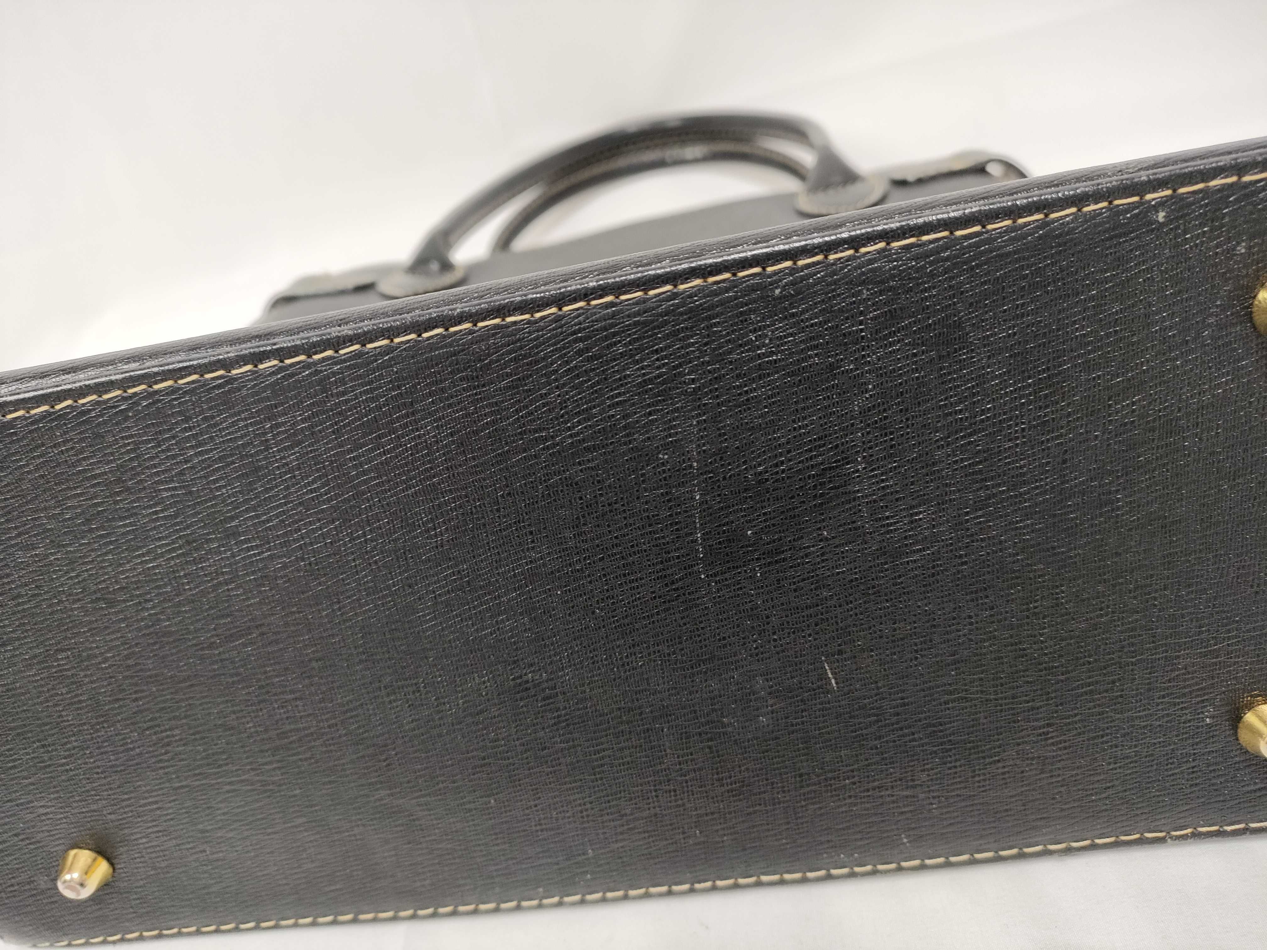 Nova Check Handbag, Black — view 4