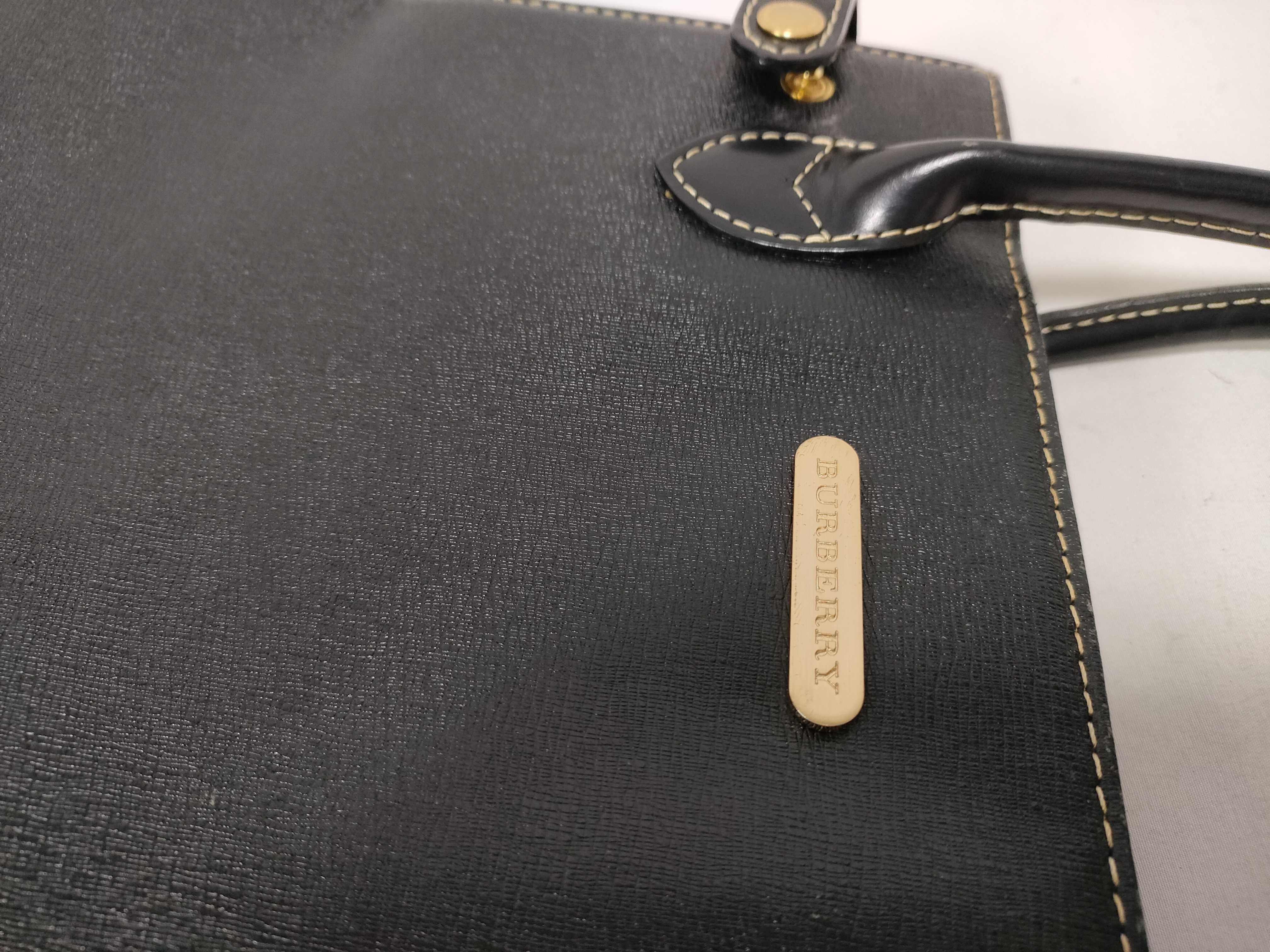 Nova Check Handbag, Black — view 7