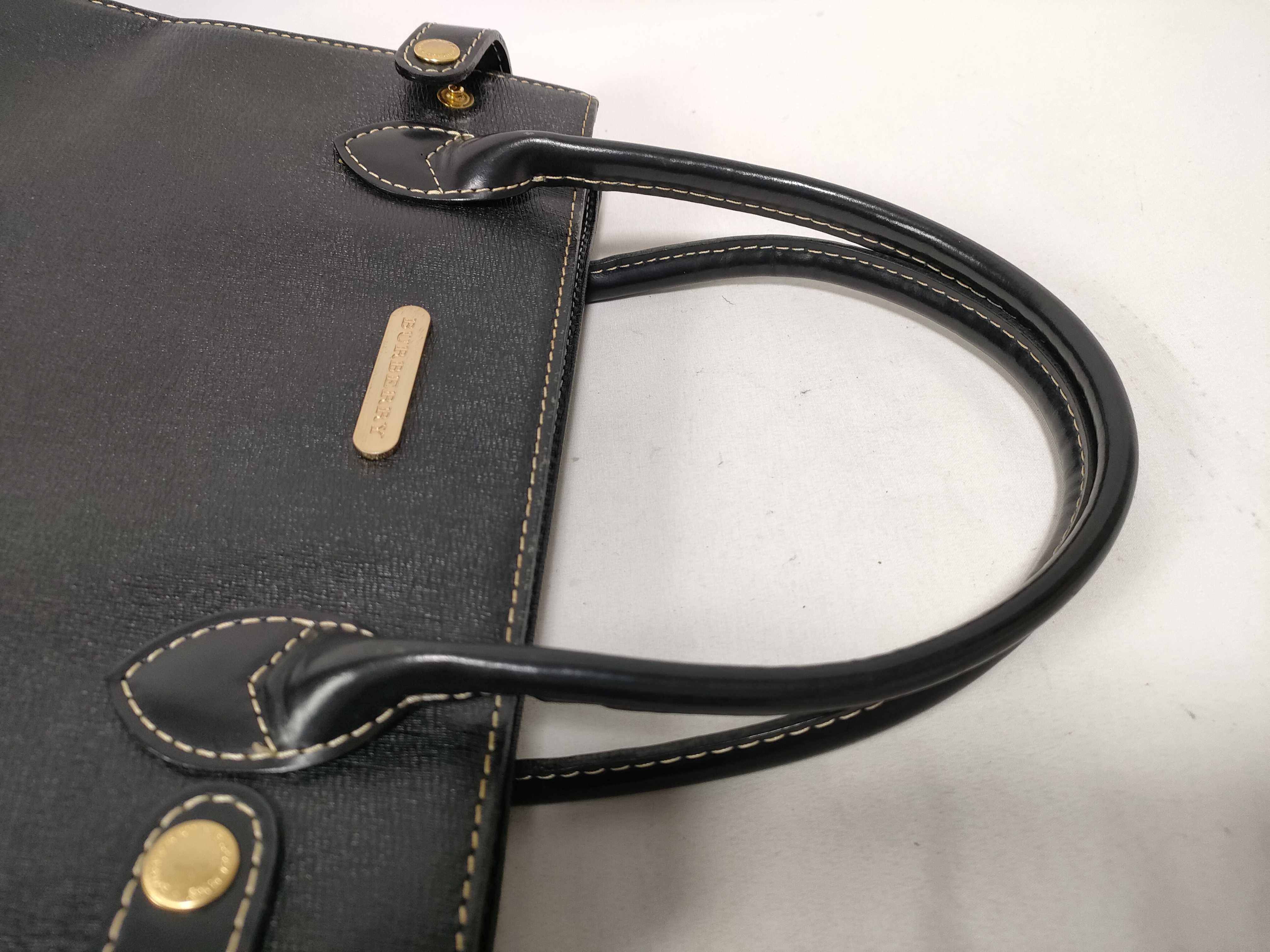 Nova Check Handbag, Black — view 9