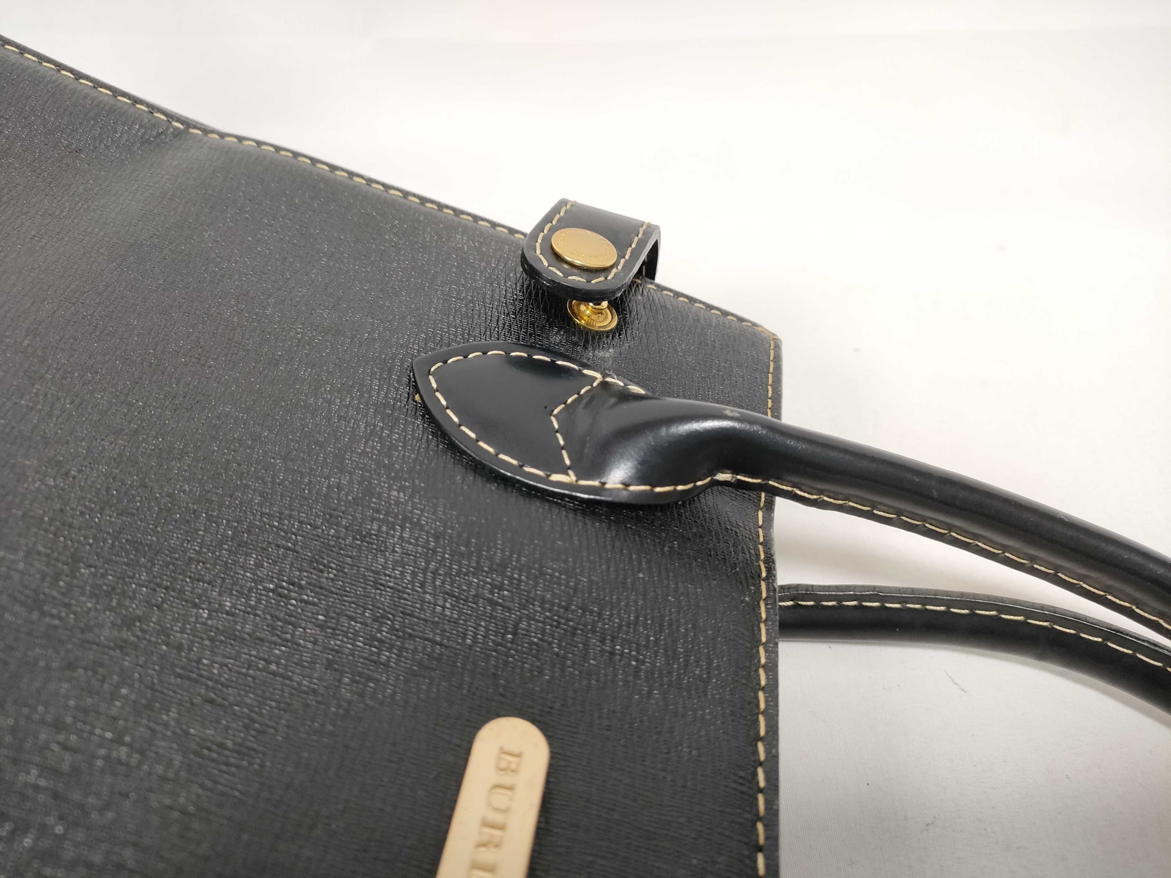 Nova Check Handbag, Black — view 10