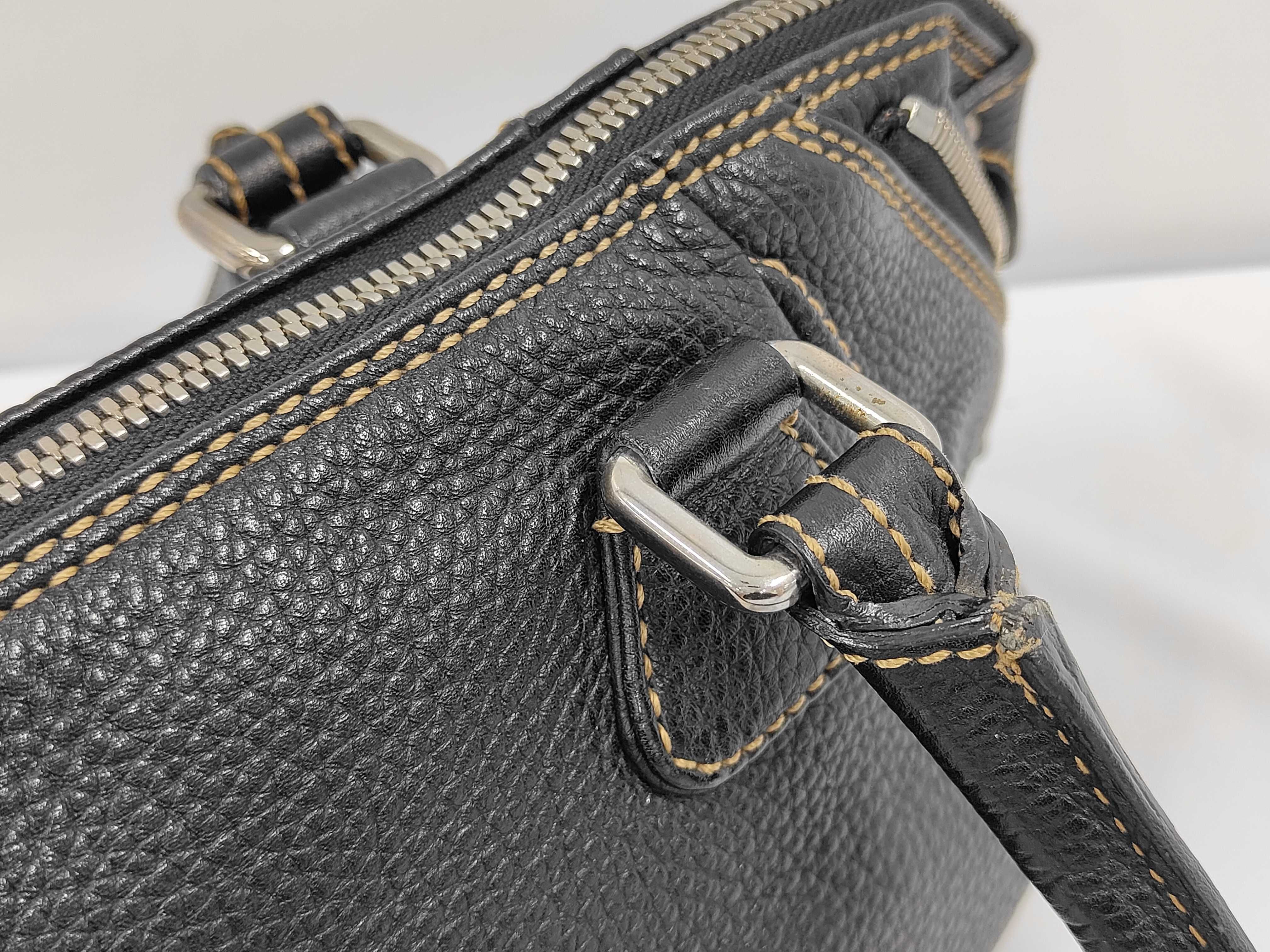 logo fringe handbag, mini Boston shoulder bag — view 7