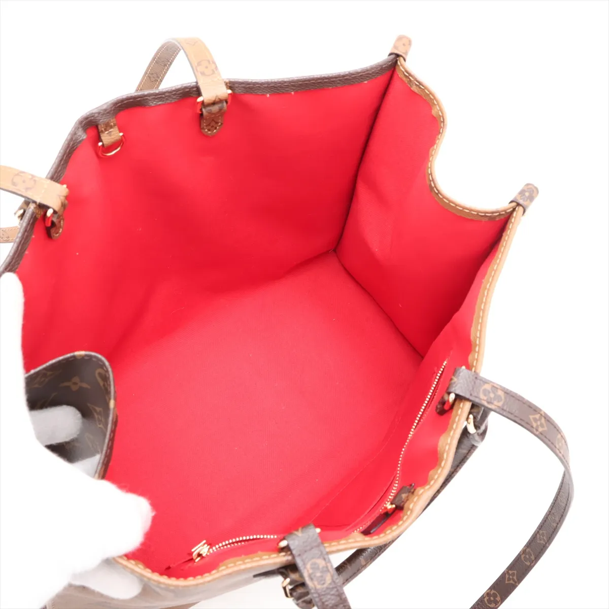 Monogram Giant OnTheGo GM M44576 NZ3199 Brown (RFID detected) — view 7