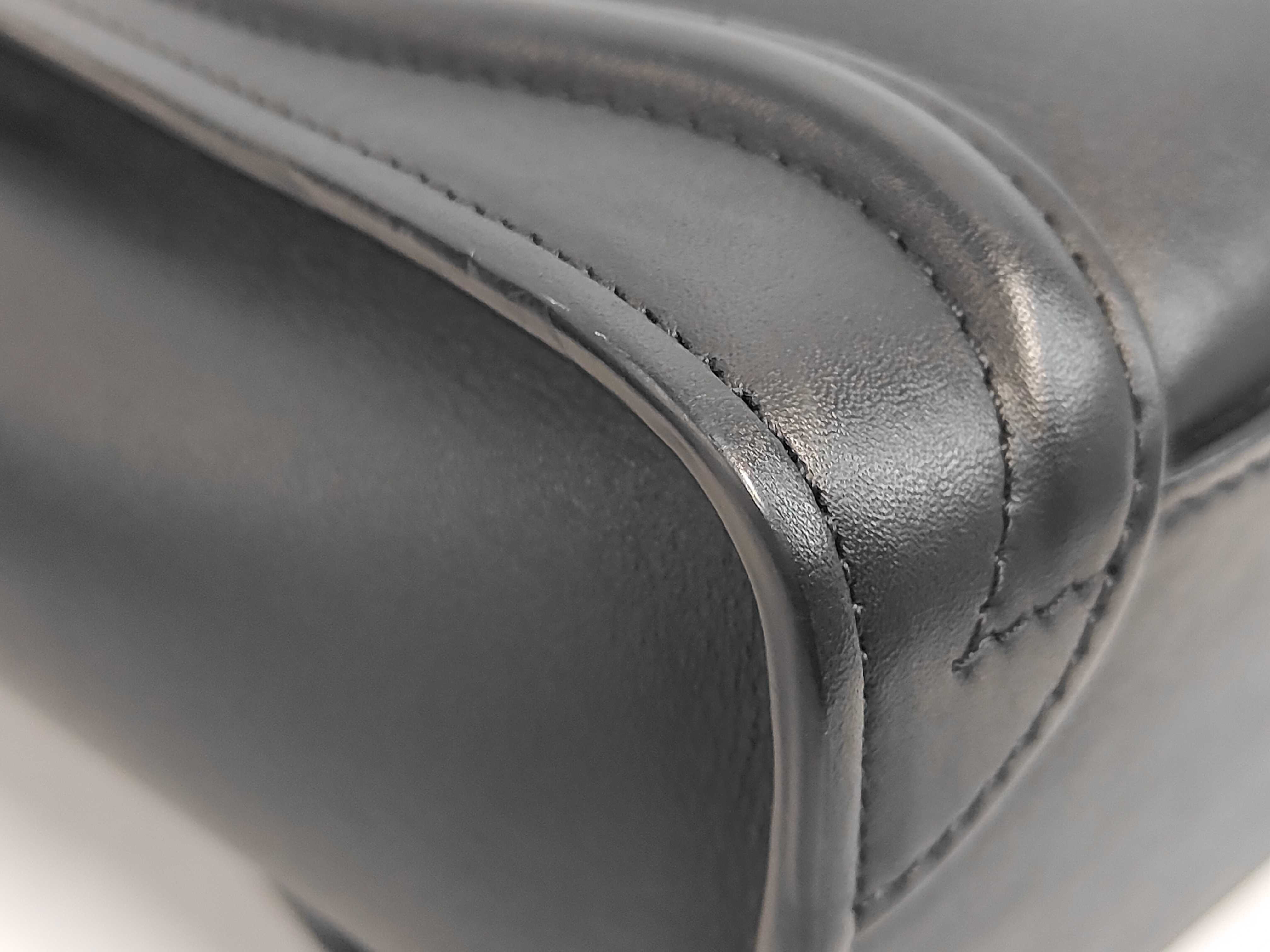 Luggage Nano Shopper 2-Way Calfskin Black Handbag — view 3