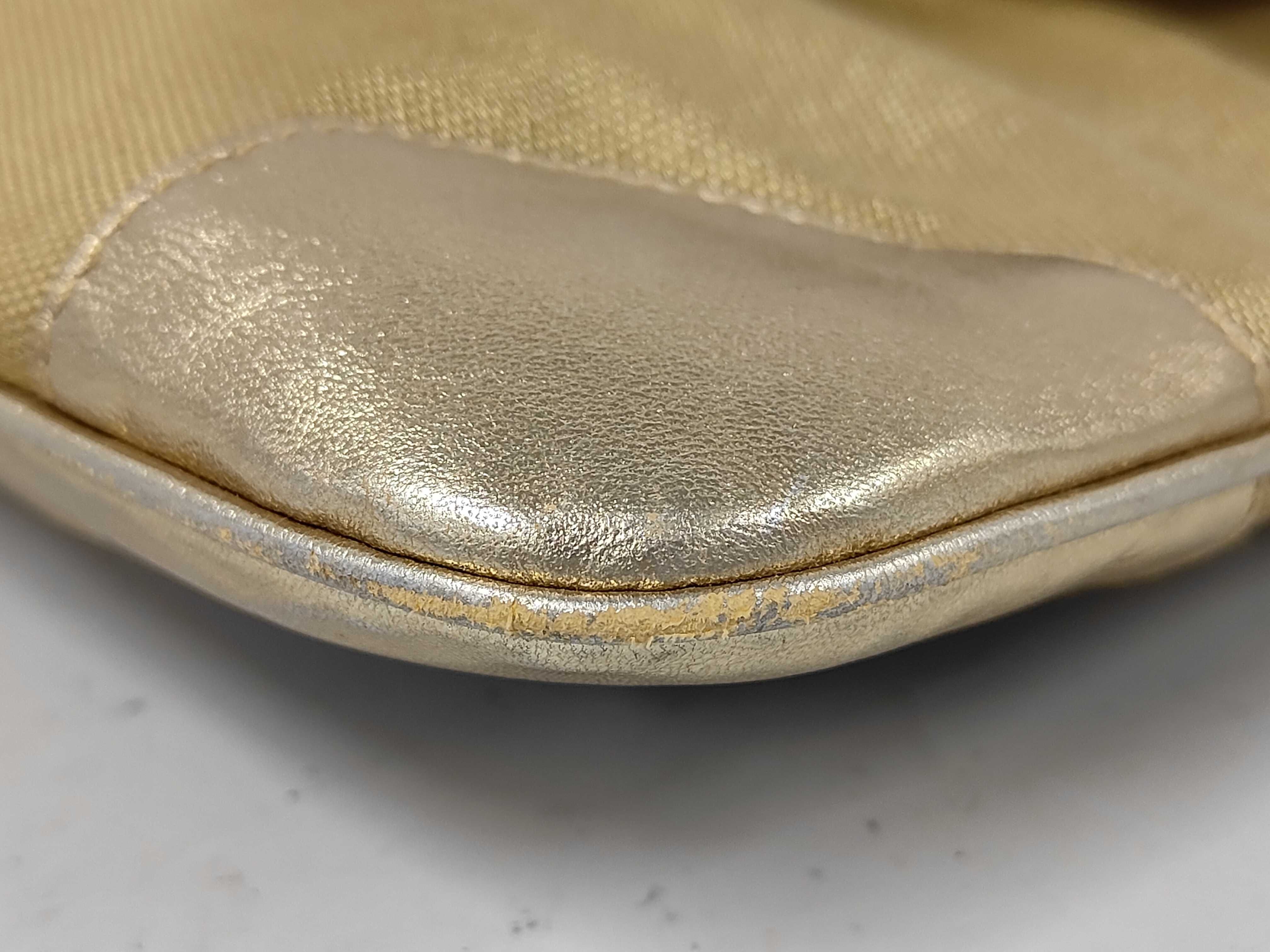 One-Shoulder Bamboo Gold Handbag — view 6