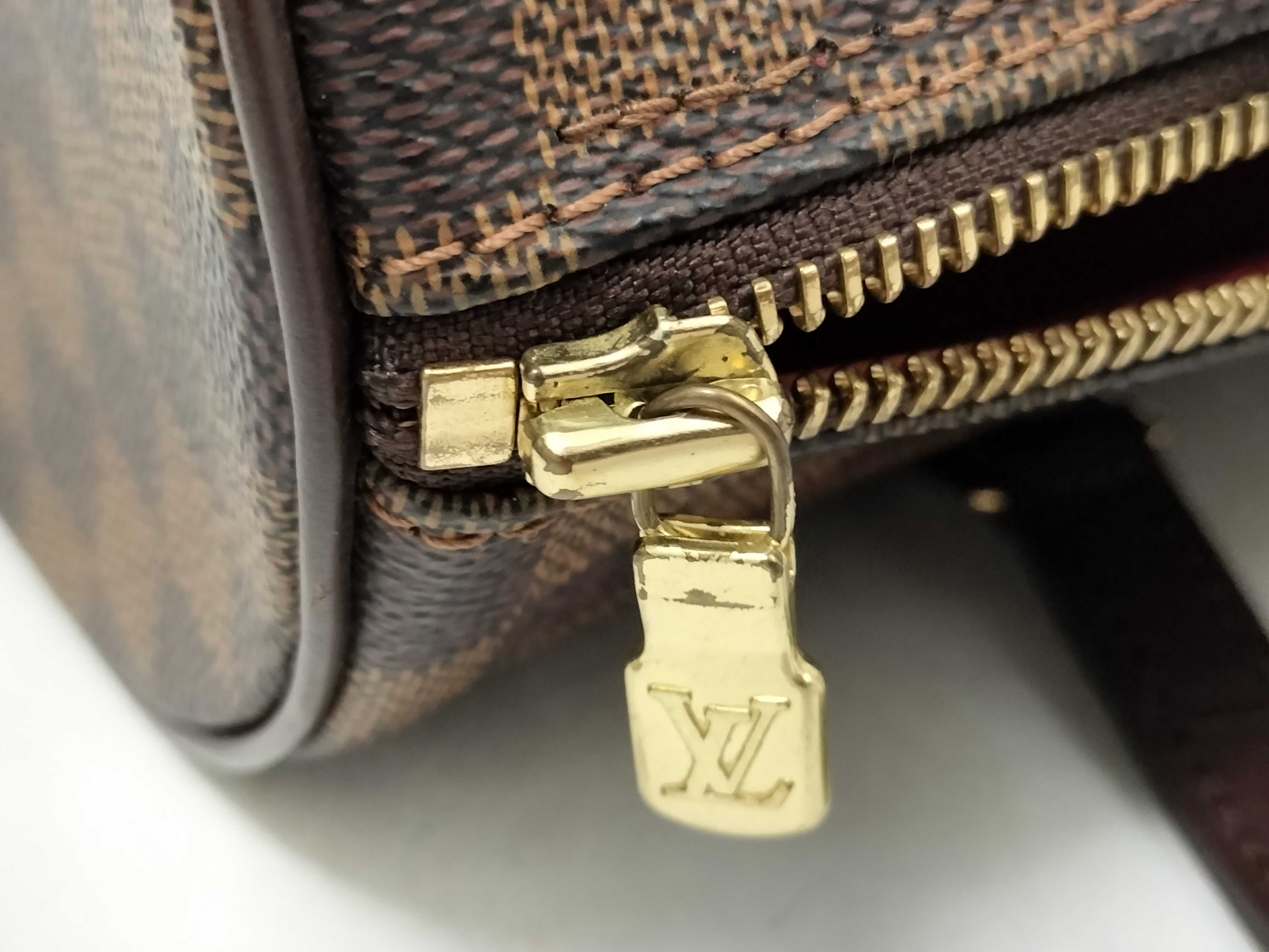 Damier Louis Vuitton Brown Damier N51303 Papillon 30 Handbag — view 13