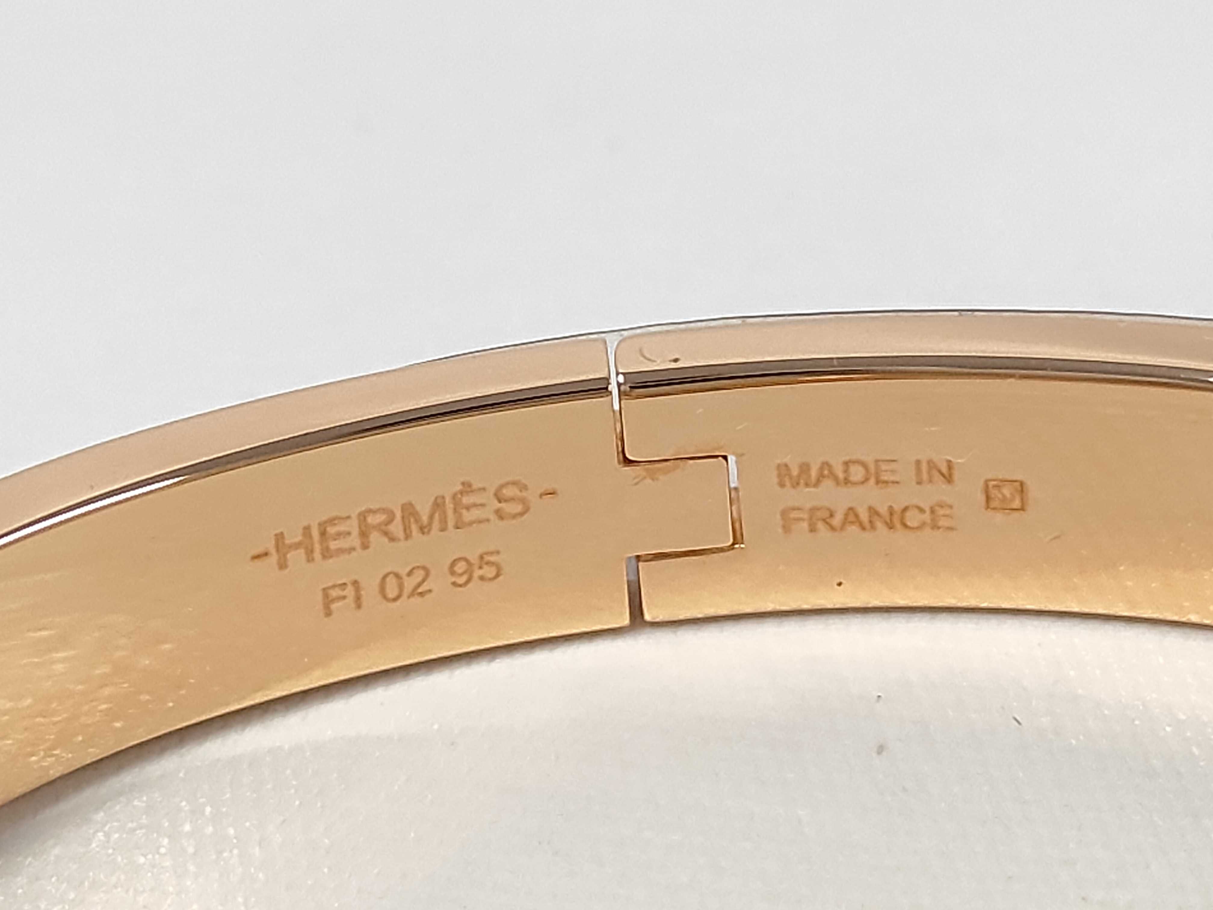 Unused Hermes Mini Click Chaine d'Ancre Bracelet Accessories: Box, Dust Bag Bracelet/Bangle — view 5