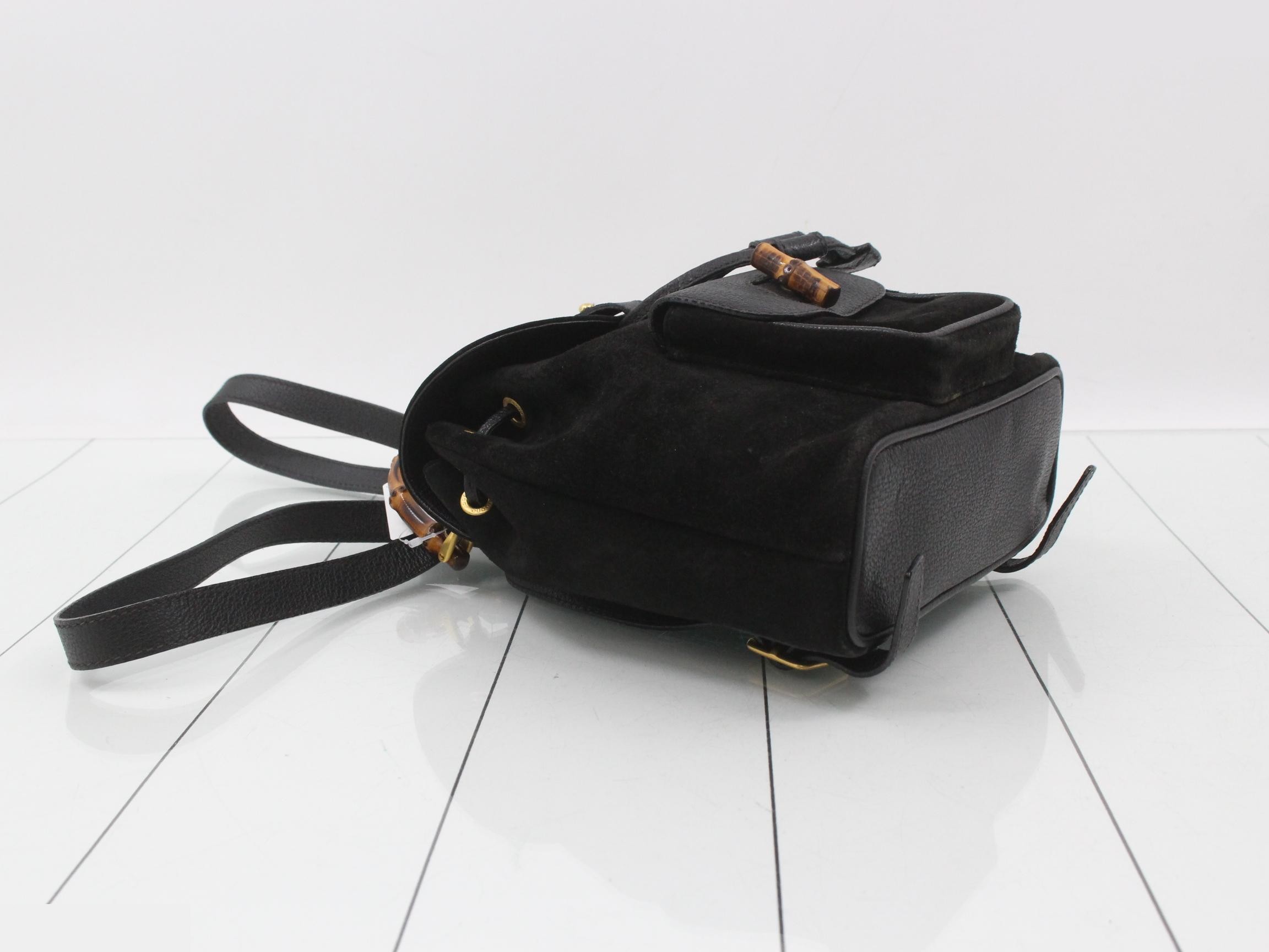 Bamboo Backpack (Black) — view 5