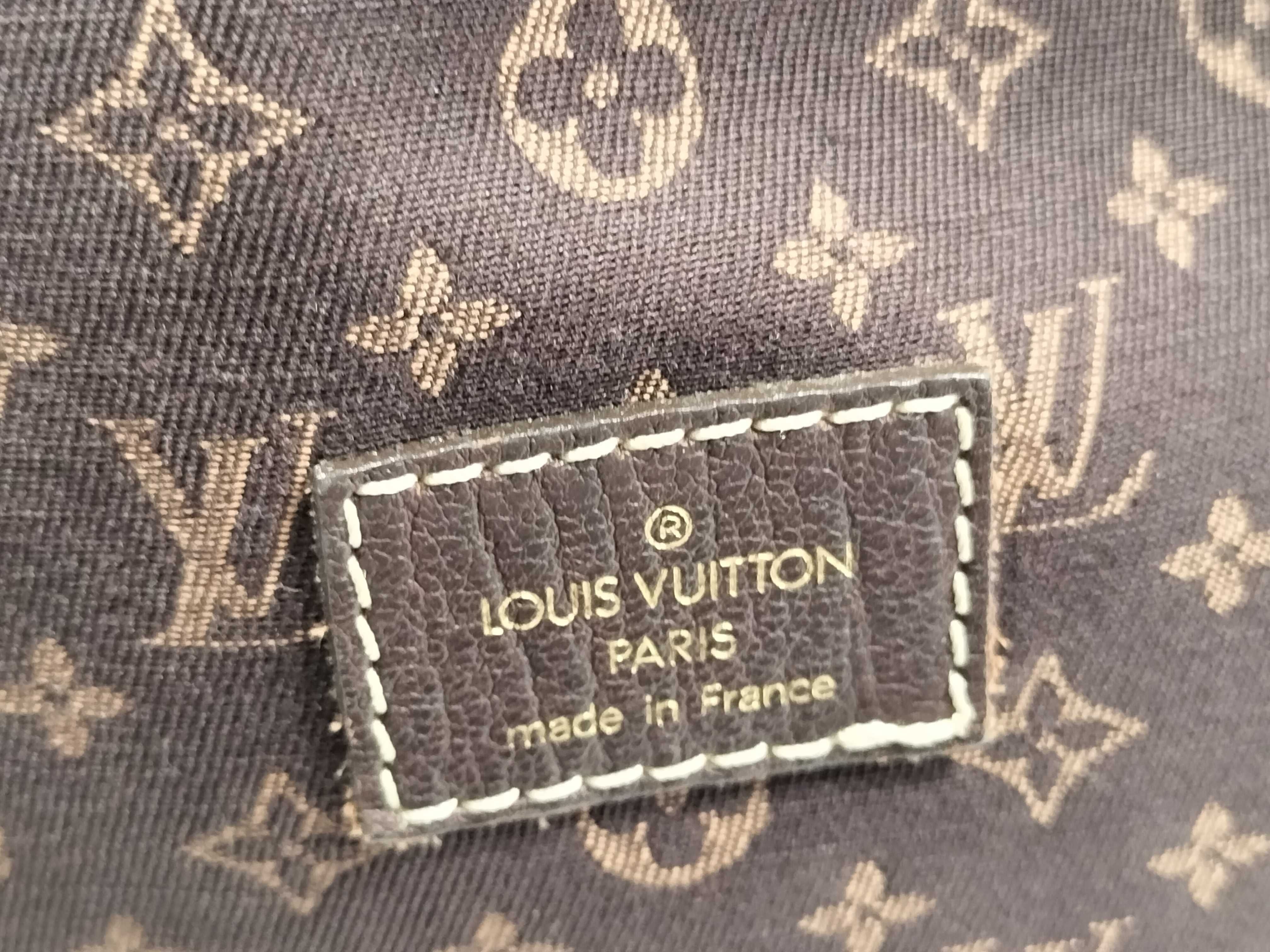 Monogram Mini Lin Saumur 30 Ebene M95227 Shoulder Bag — view 11