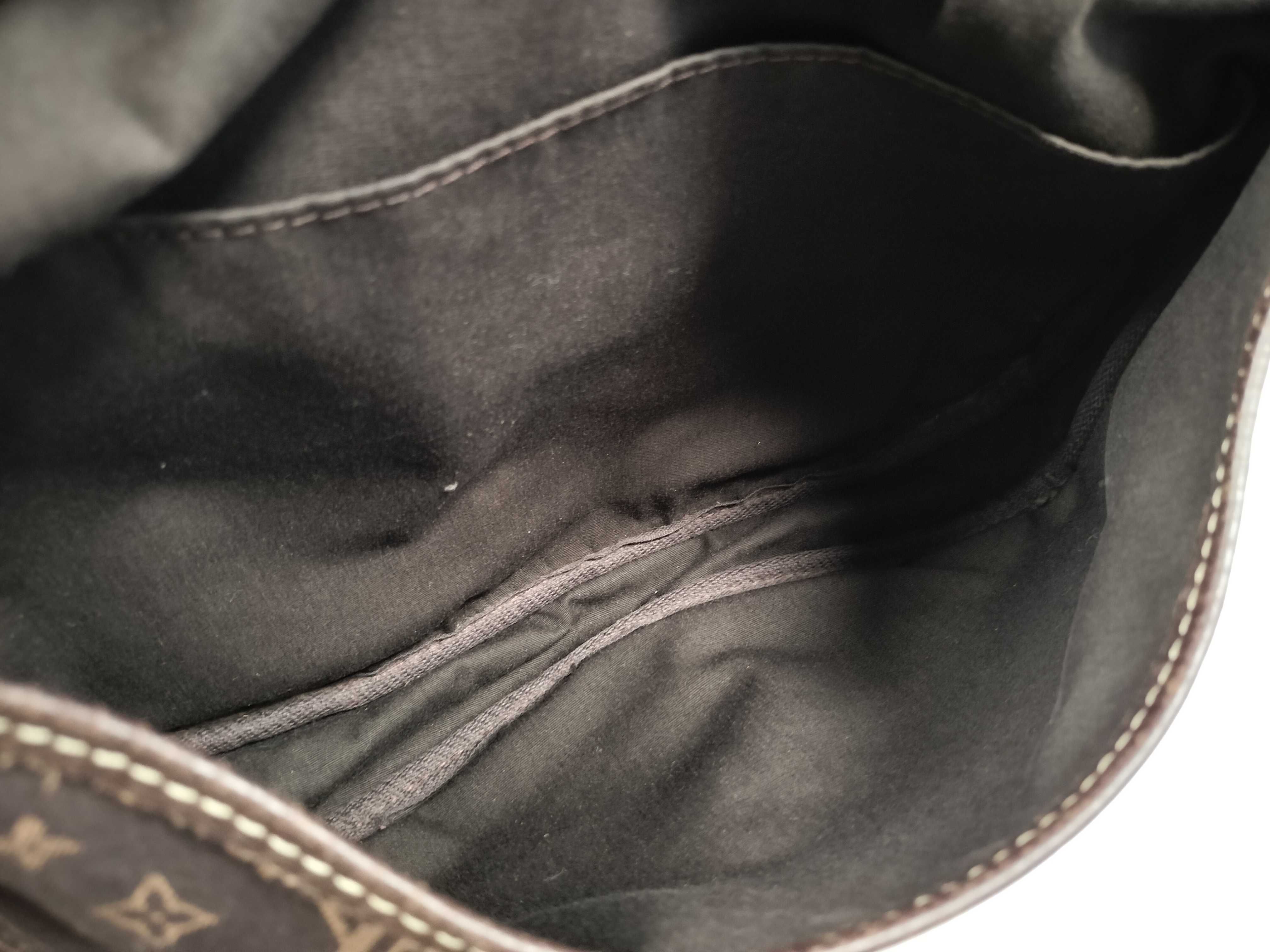 Monogram Mini Lin Saumur 30 Ebene M95227 Shoulder Bag — view 12