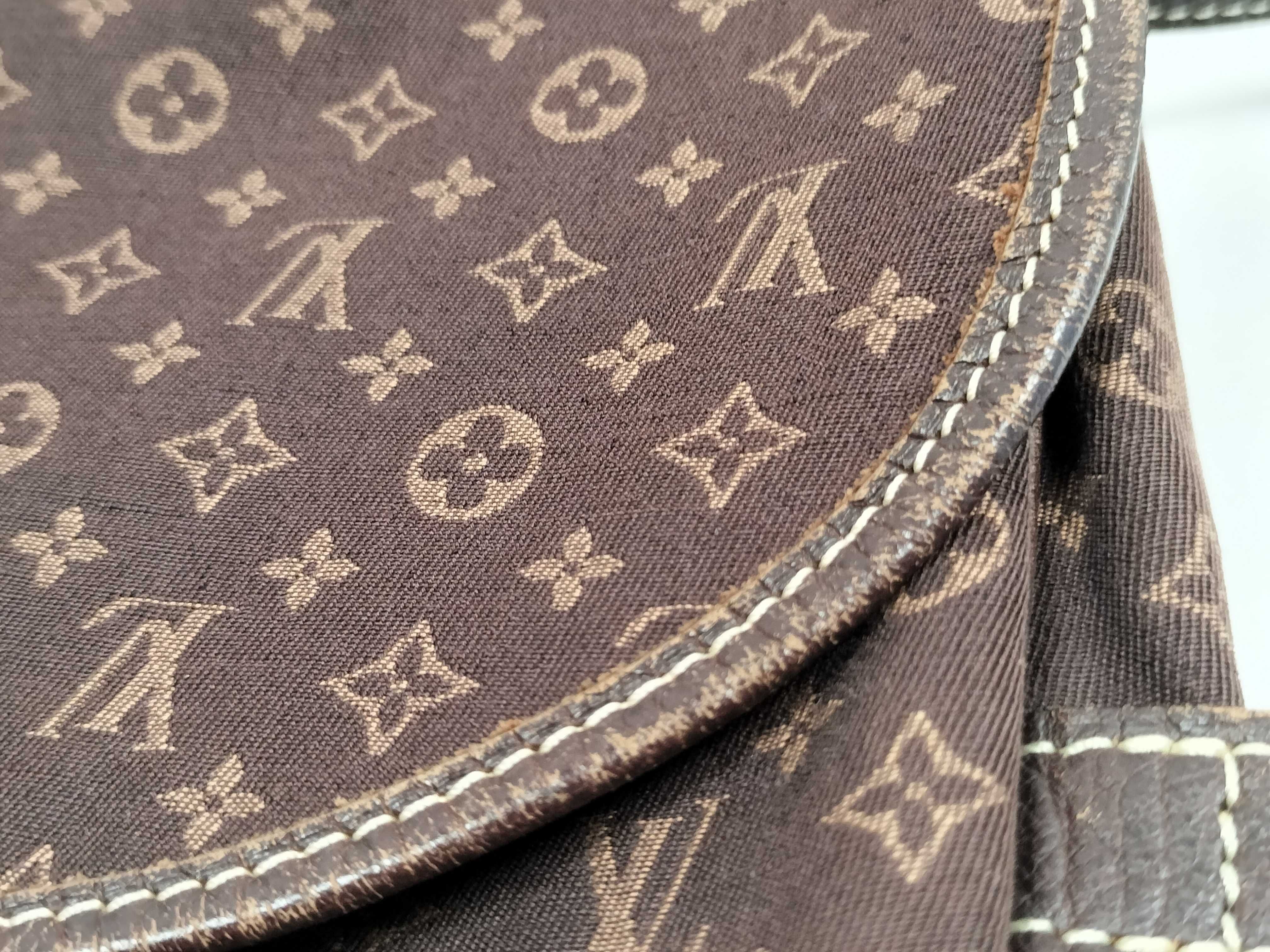 Monogram Mini Lin Saumur 30 Ebene M95227 Shoulder Bag — view 14