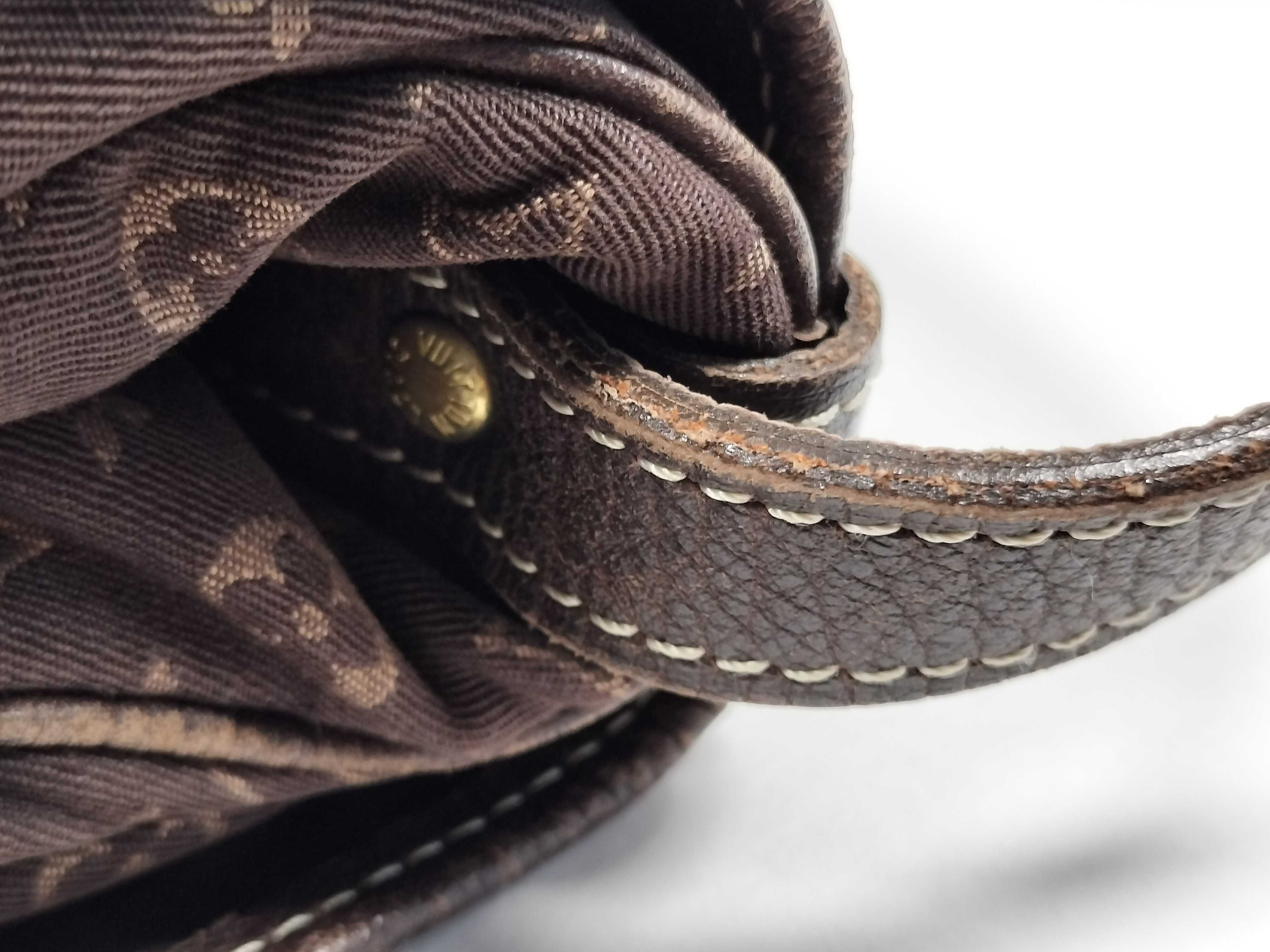 Monogram Mini Lin Saumur 30 Ebene M95227 Shoulder Bag — view 5