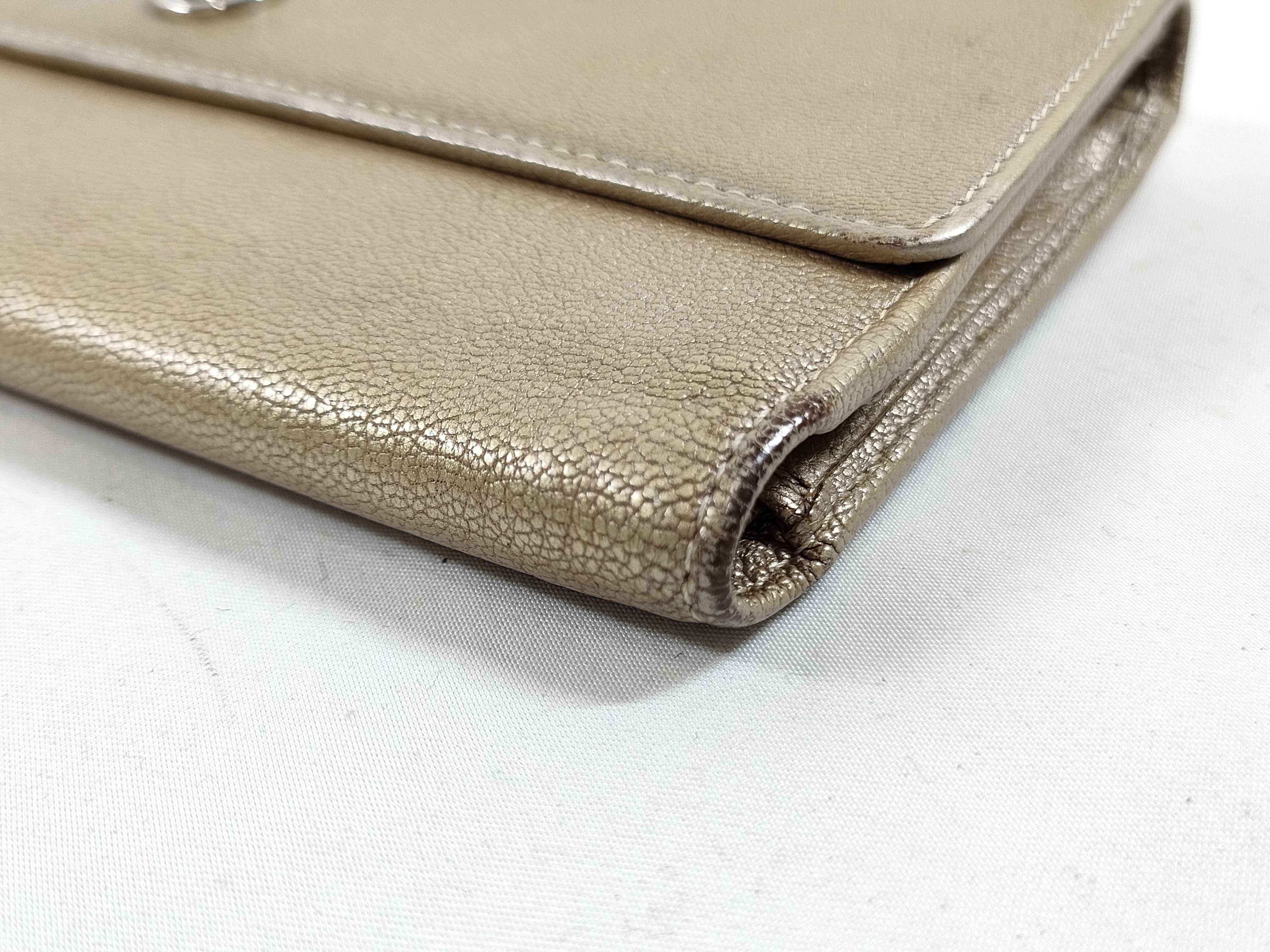 Coco Mark Champagne Gold Wallet — view 3
