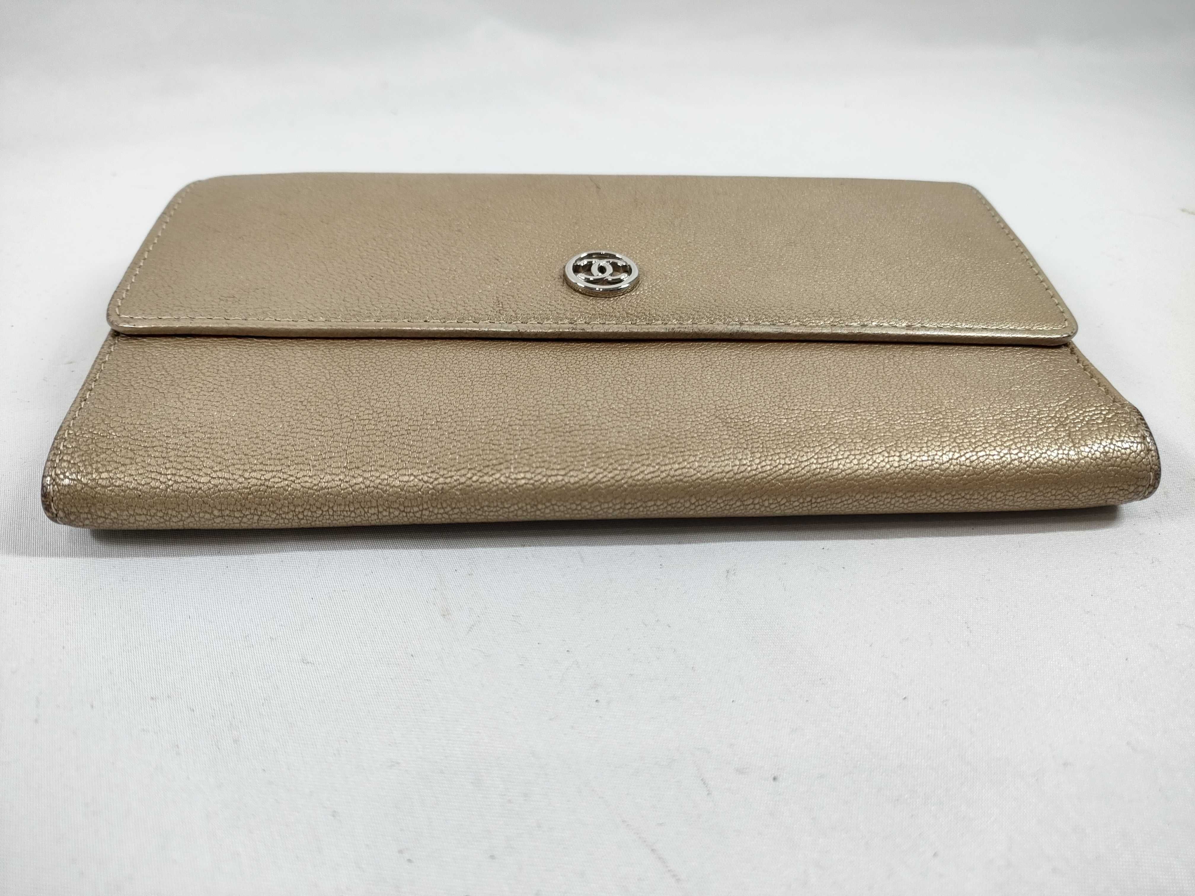 Coco Mark Champagne Gold Wallet — view 4