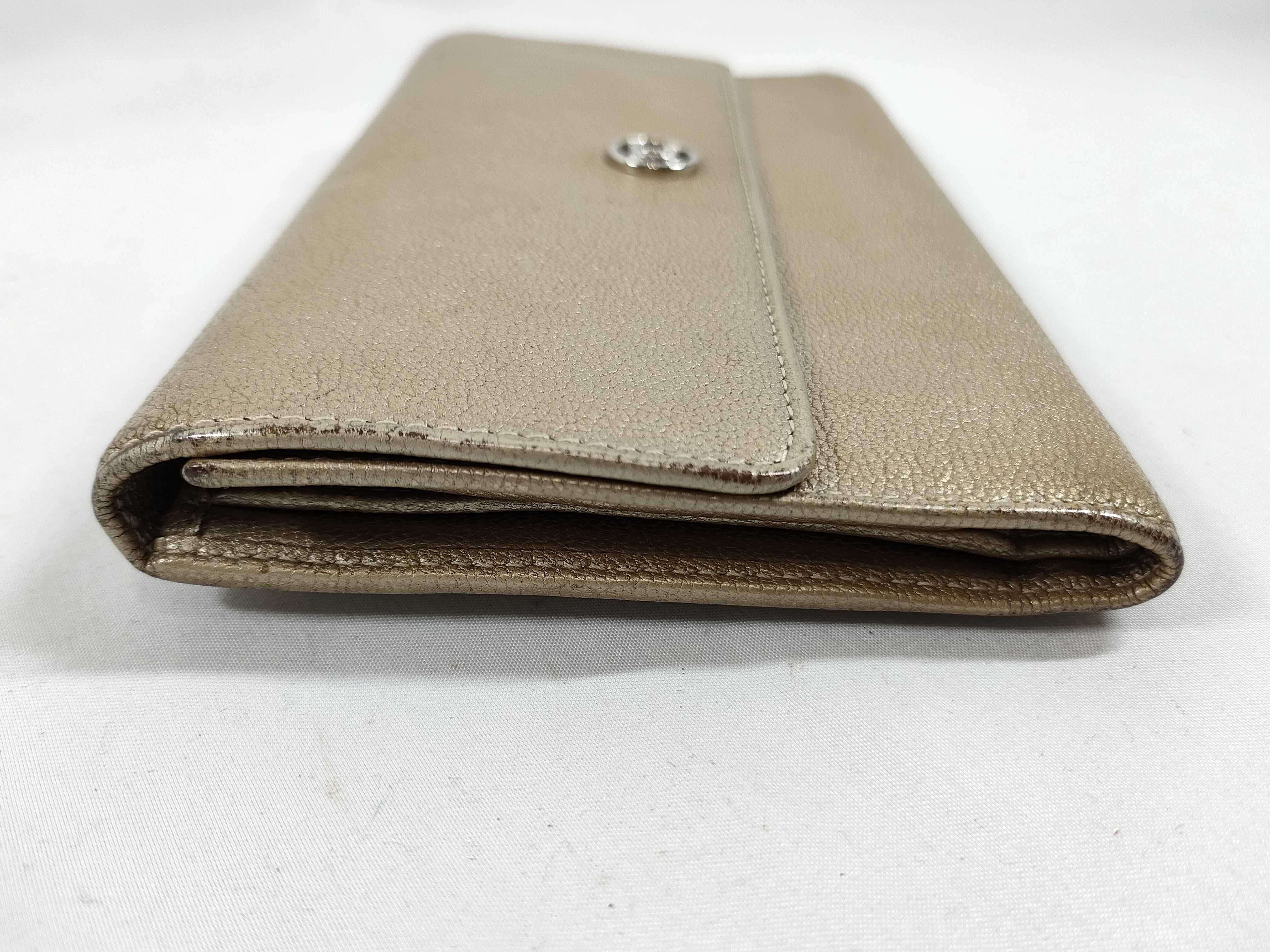 Coco Mark Champagne Gold Wallet — view 5