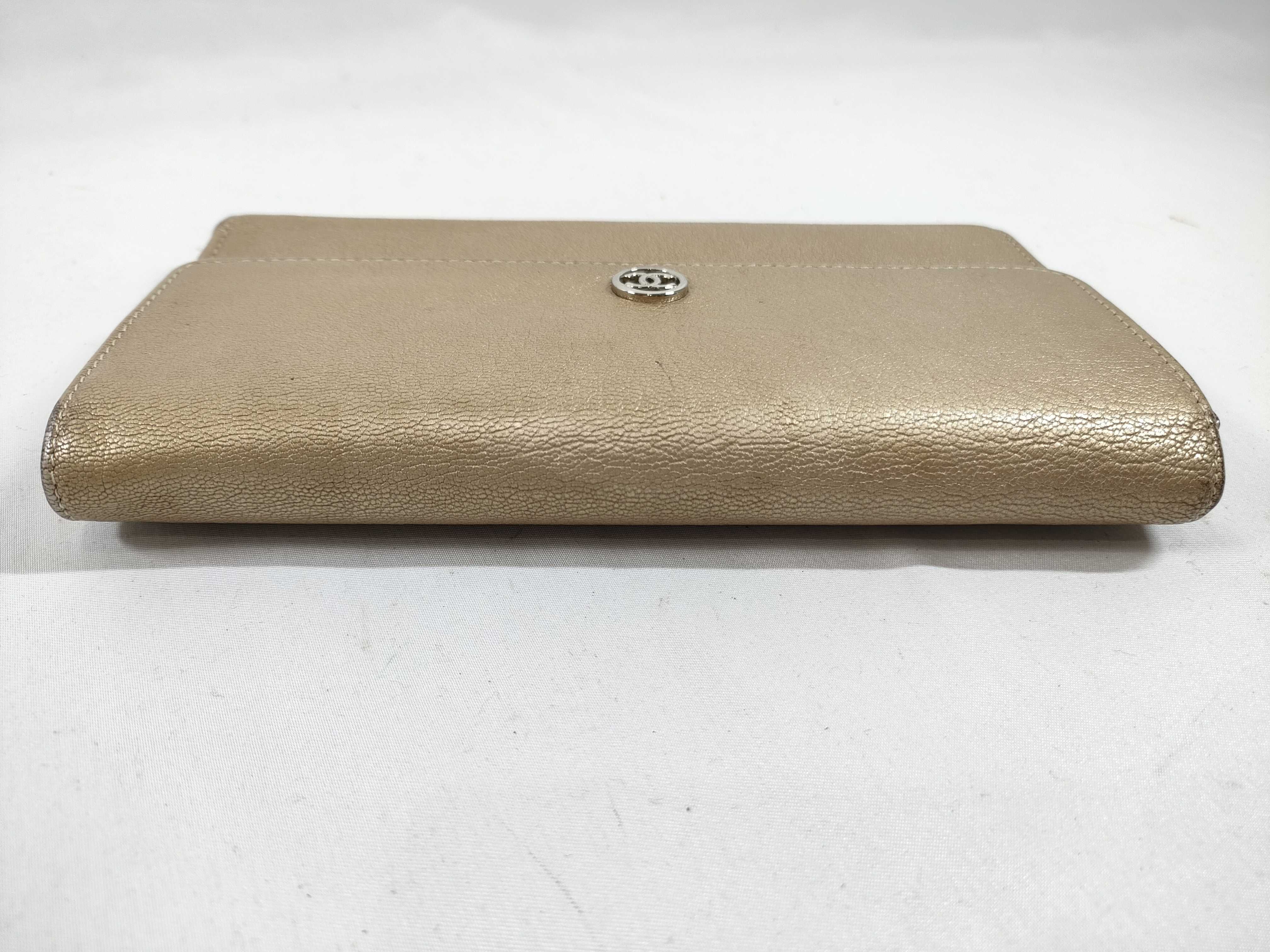 Coco Mark Champagne Gold Wallet — view 6