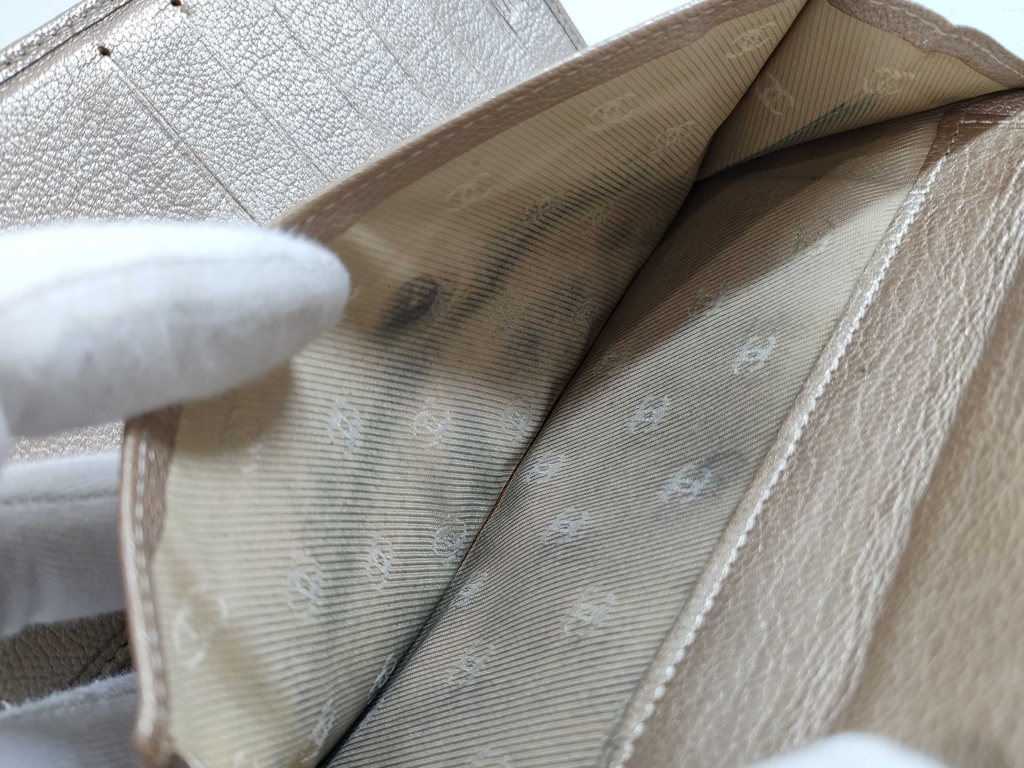 Coco Mark Champagne Gold Wallet — view 8