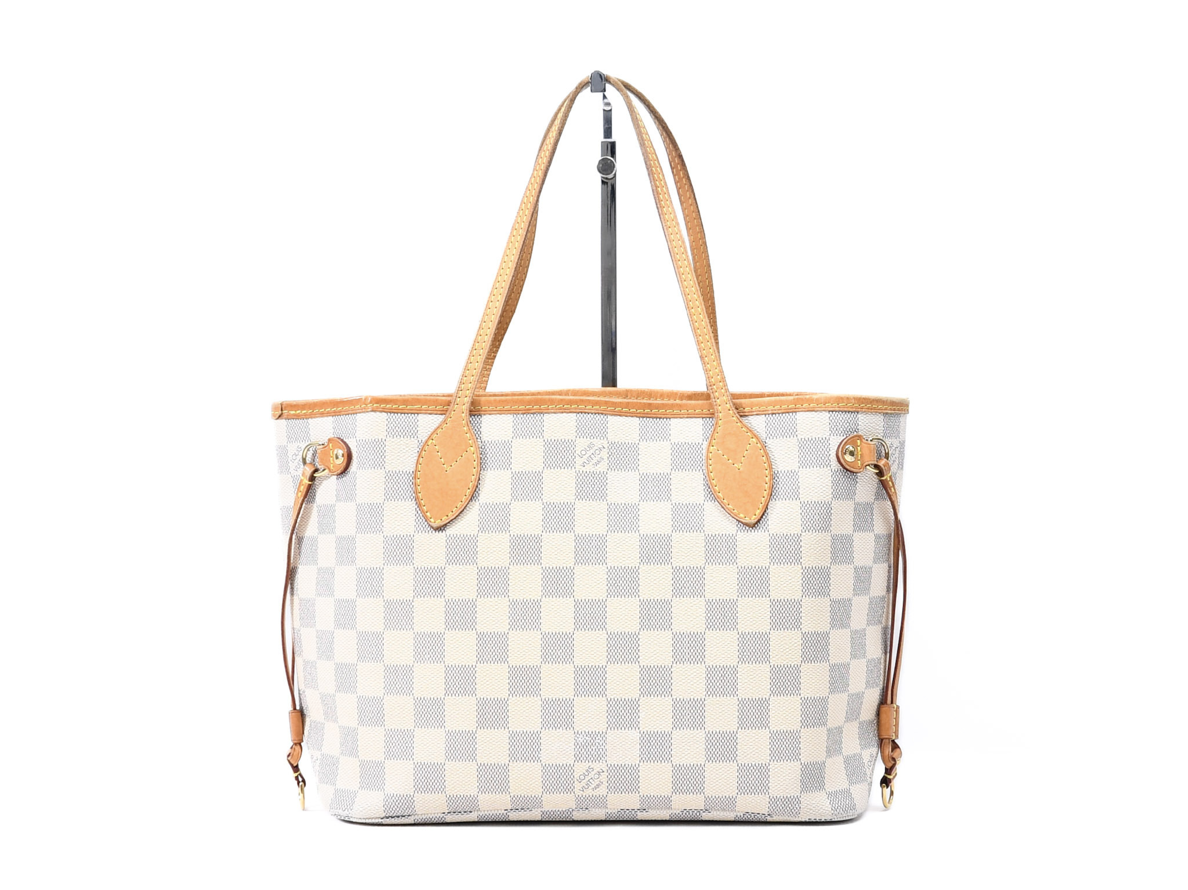 Damier Azur Neverfull PM N40605 AR2125 Tote Bag — view 2
